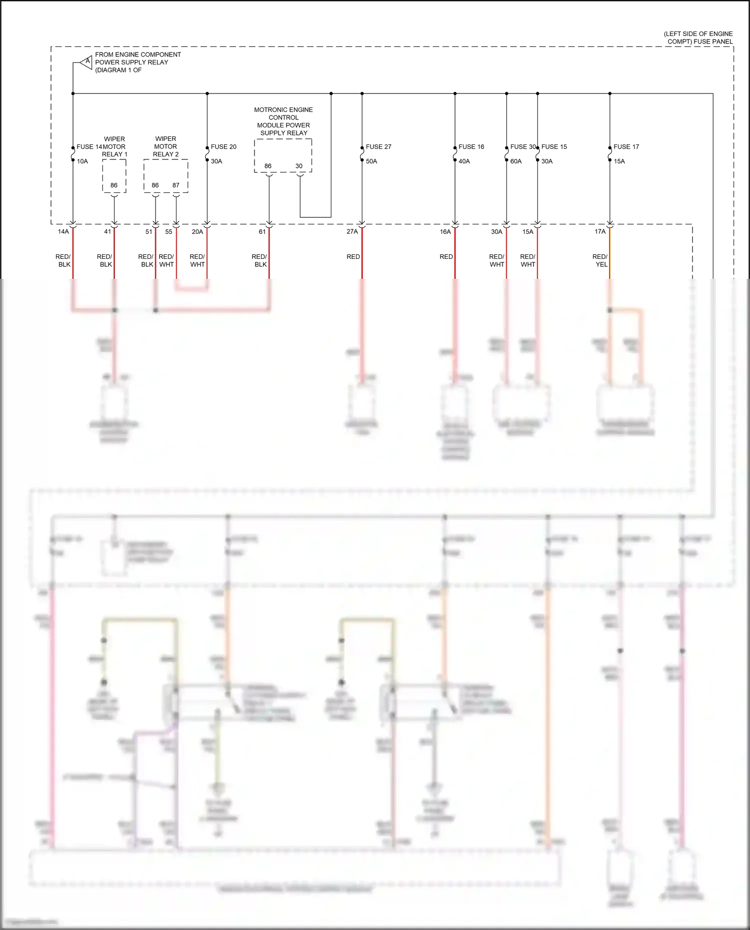 Wiring diagram transmission control module for Volkswagen Passat B8 facelift (2019-2024) (5 of 9)
