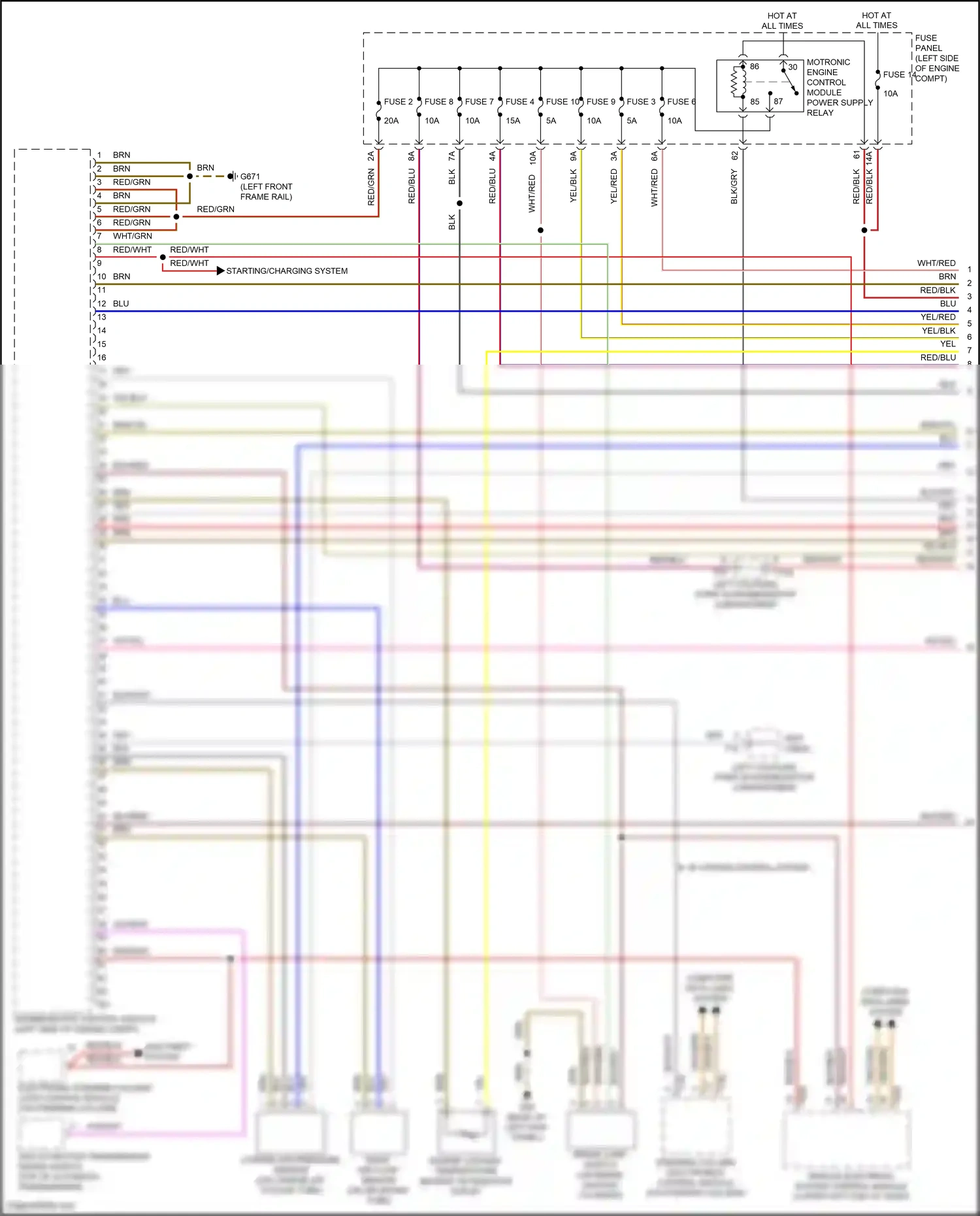 Wiring diagram vehicle electrical system control module for Volkswagen Passat B8 facelift (2019-2024) (28 of 28)
