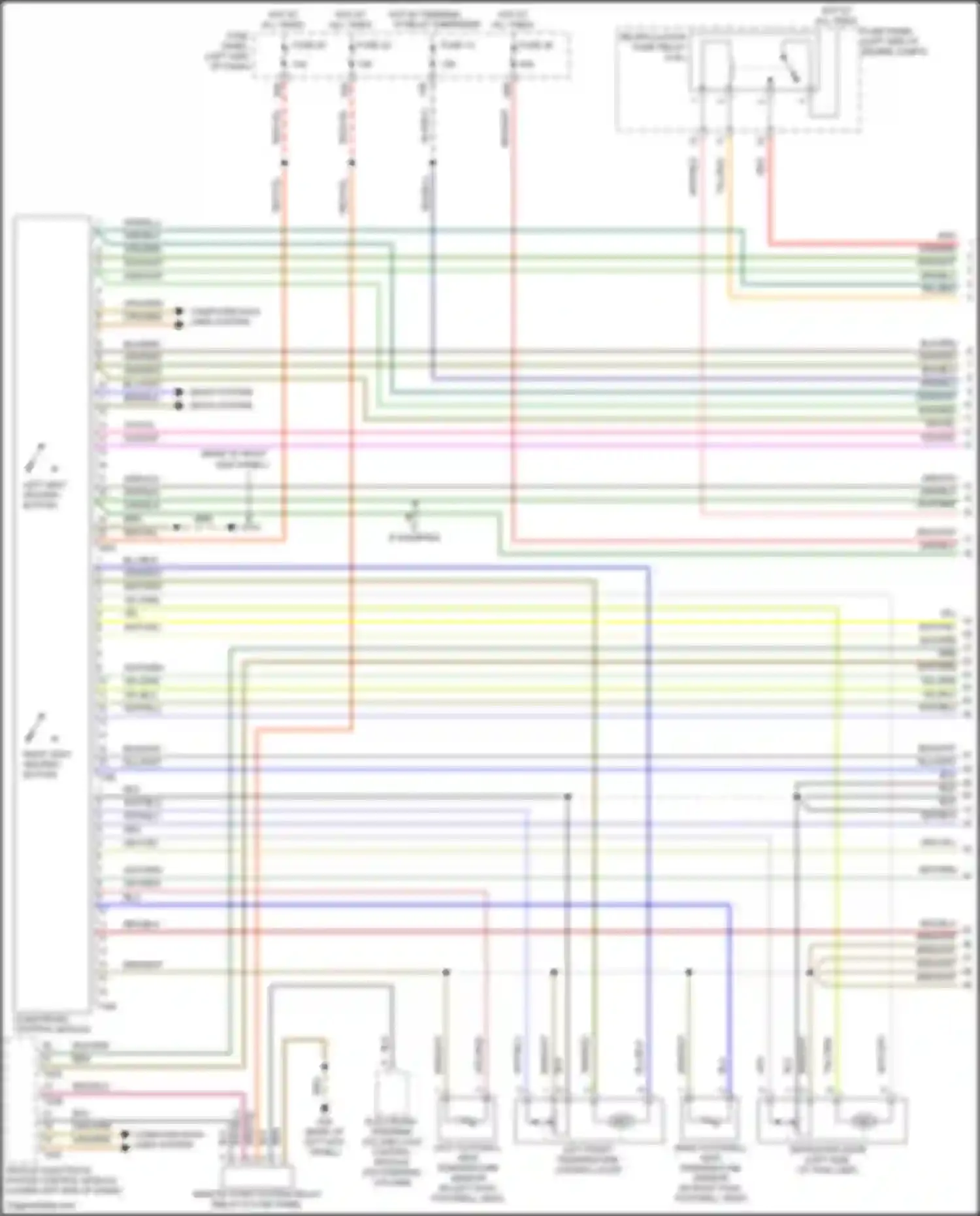 Passat Volkswagen B8 (2014-2020): Automatic a/c circuit (1 of 3)