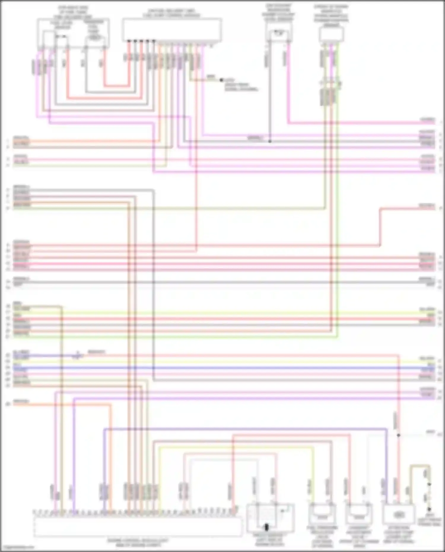 Passat Volkswagen B8 (2014-2020): Wiring diagram engine performance 1.8l turbo (5 of 6)