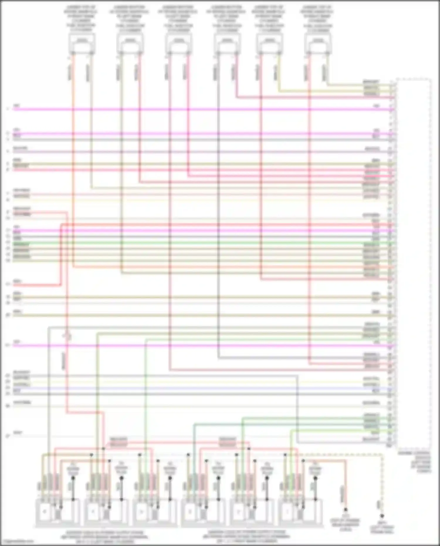 Passat Volkswagen B8 (2014-2020): Wiring diagram engine performance 3.6l (7 of 7)