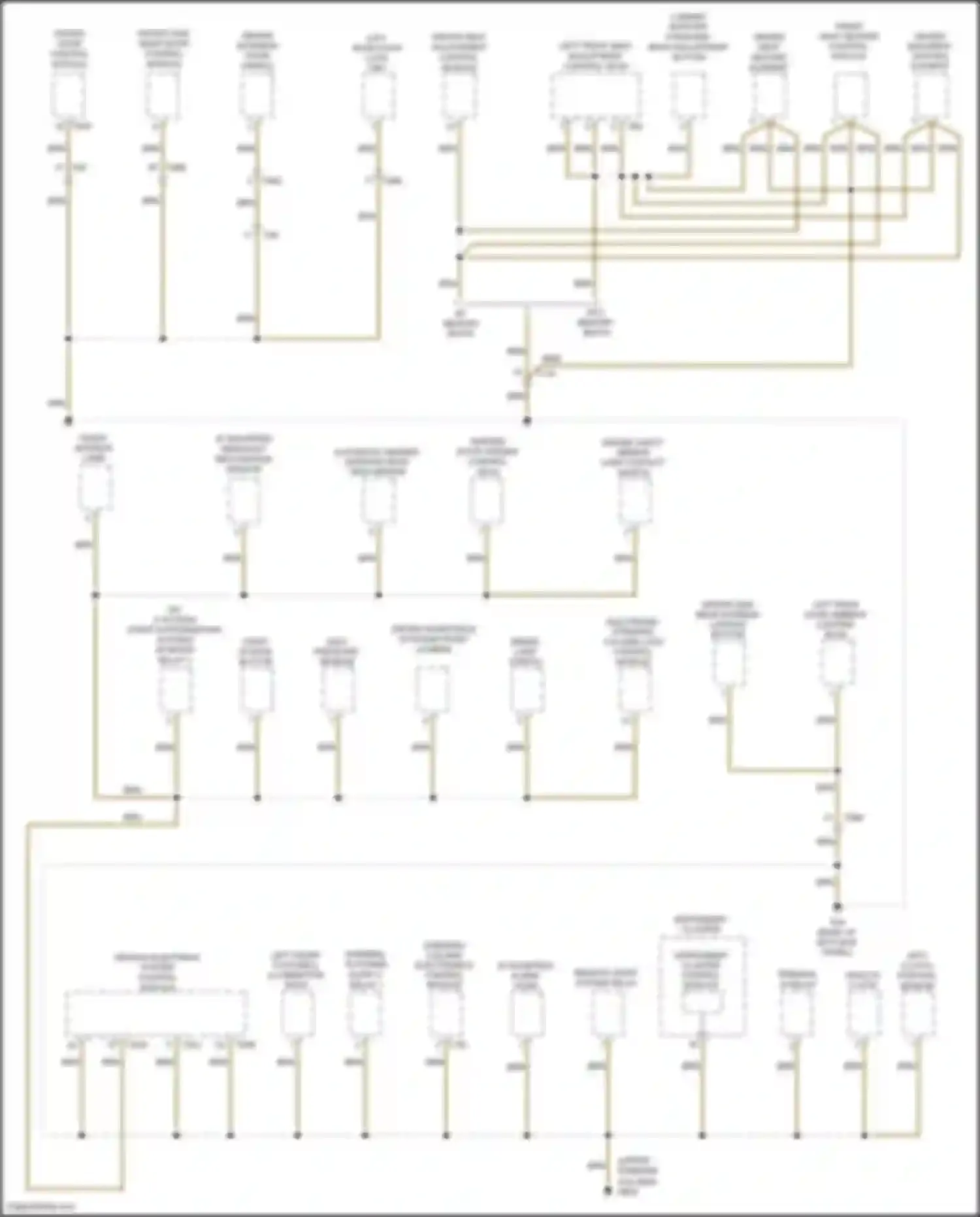 Passat Volkswagen B8 (2014-2020): Ground distribution circuit (3 of 5)