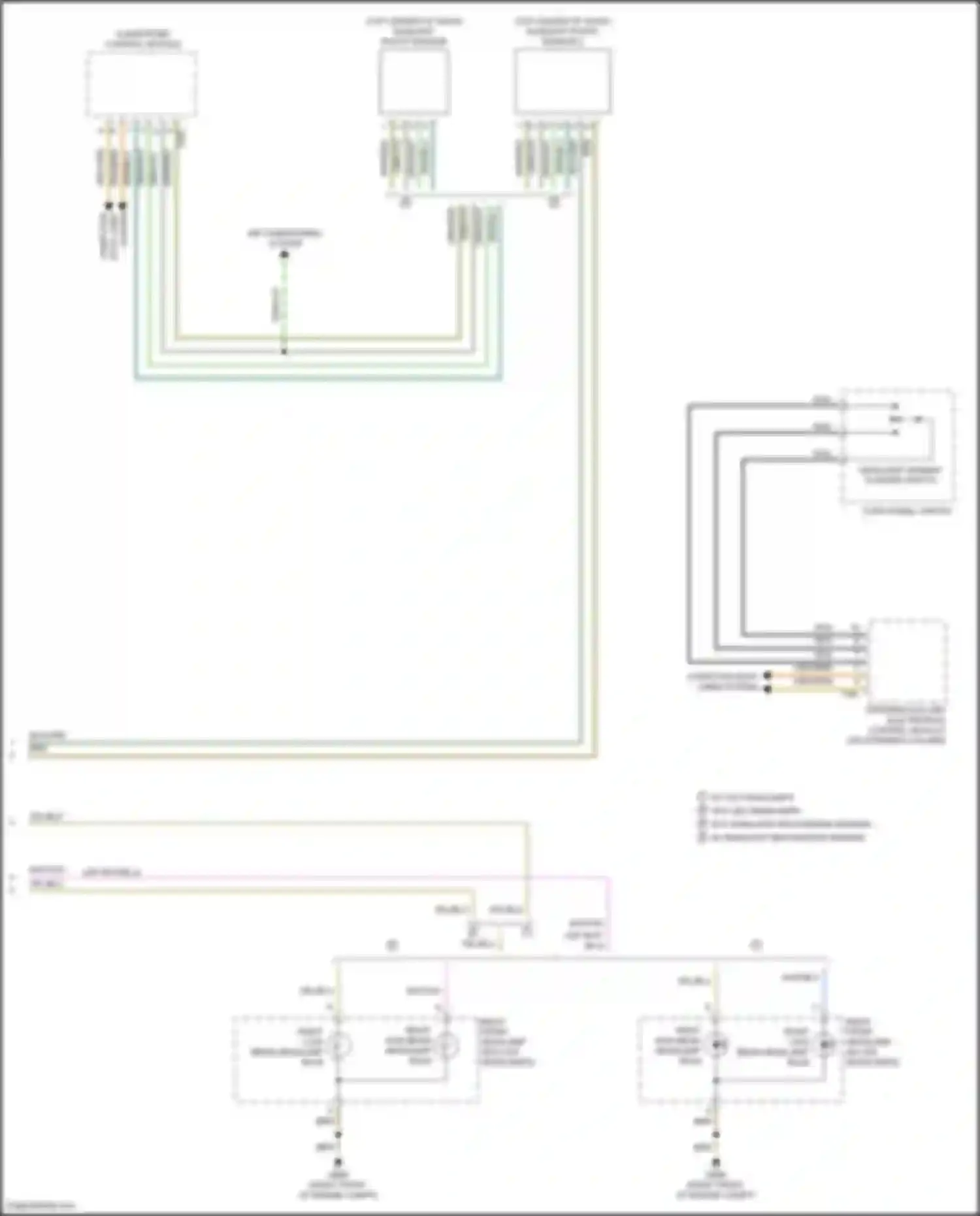 Passat Volkswagen B8 (2014-2020): Headlights circuit (2 of 2)