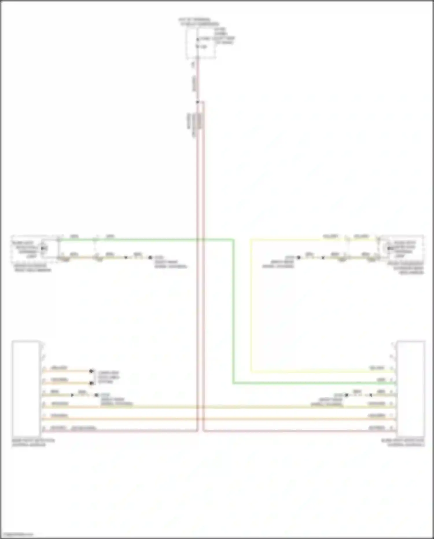 Passat Volkswagen B8 (2014-2020): Blind spot monitoring circuit