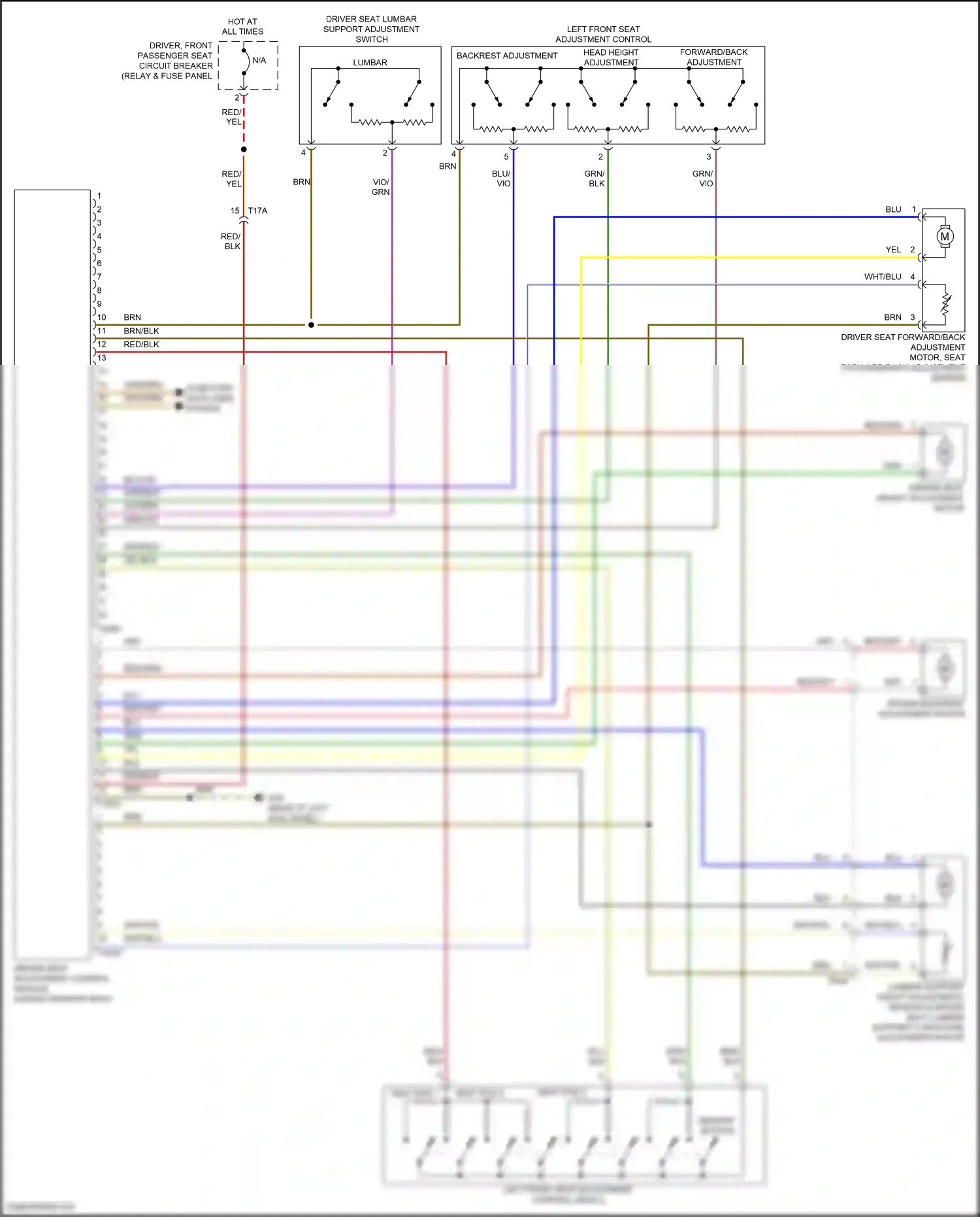 Wiring diagram blk for Volkswagen Passat B8 (2014-2020) (51 of 66)