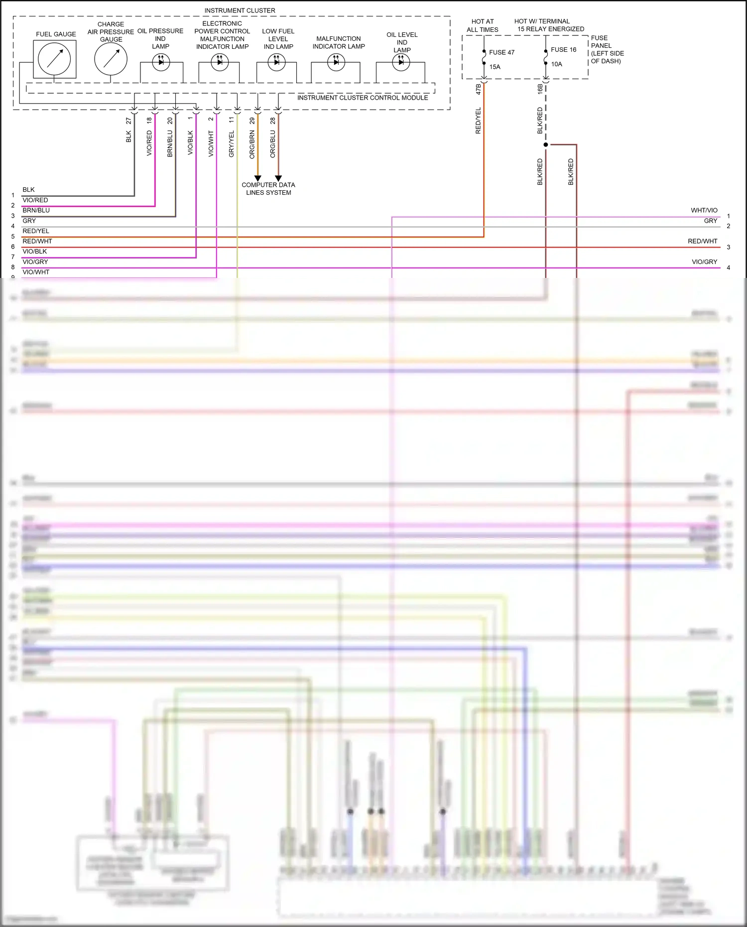 Wiring diagram blk for Volkswagen Passat B8 (2014-2020) (58 of 66)