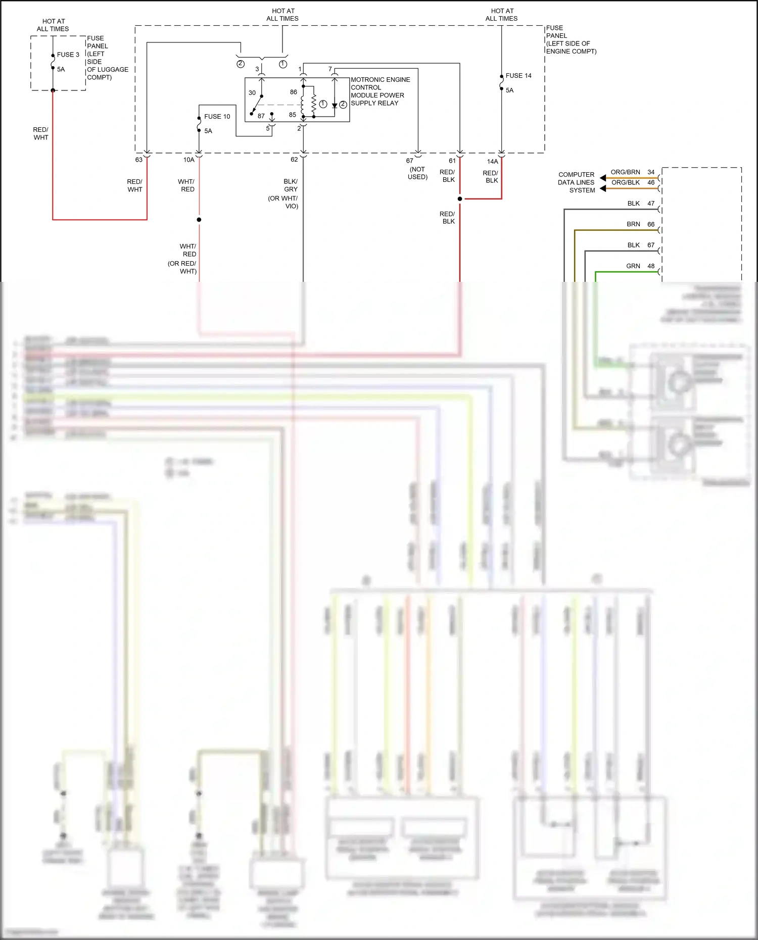 Wiring diagram blk for Volkswagen Passat B8 (2014-2020) (24 of 66)