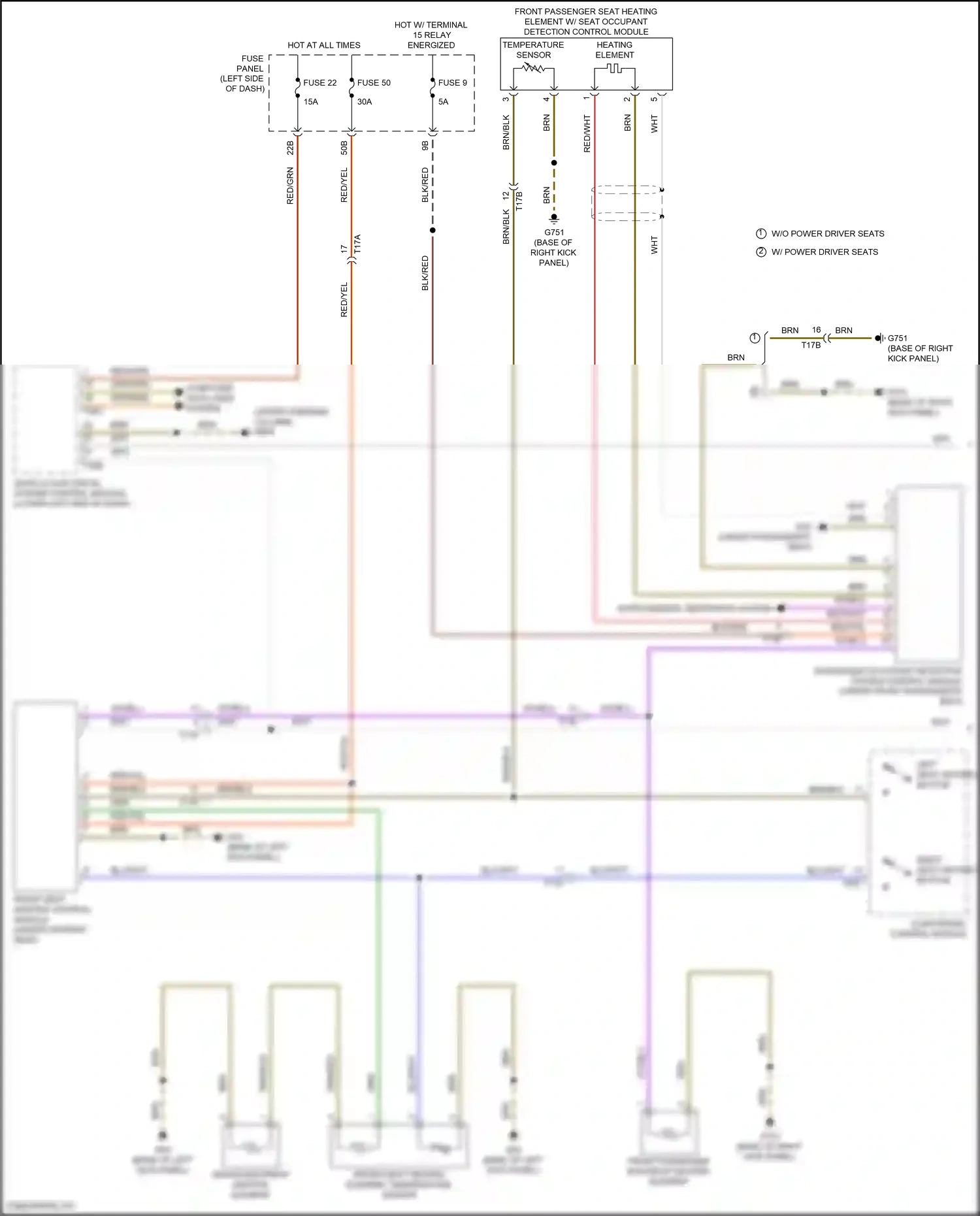 Wiring diagram climatronic control module for Volkswagen Passat B8 (2014-2020) (6 of 7)