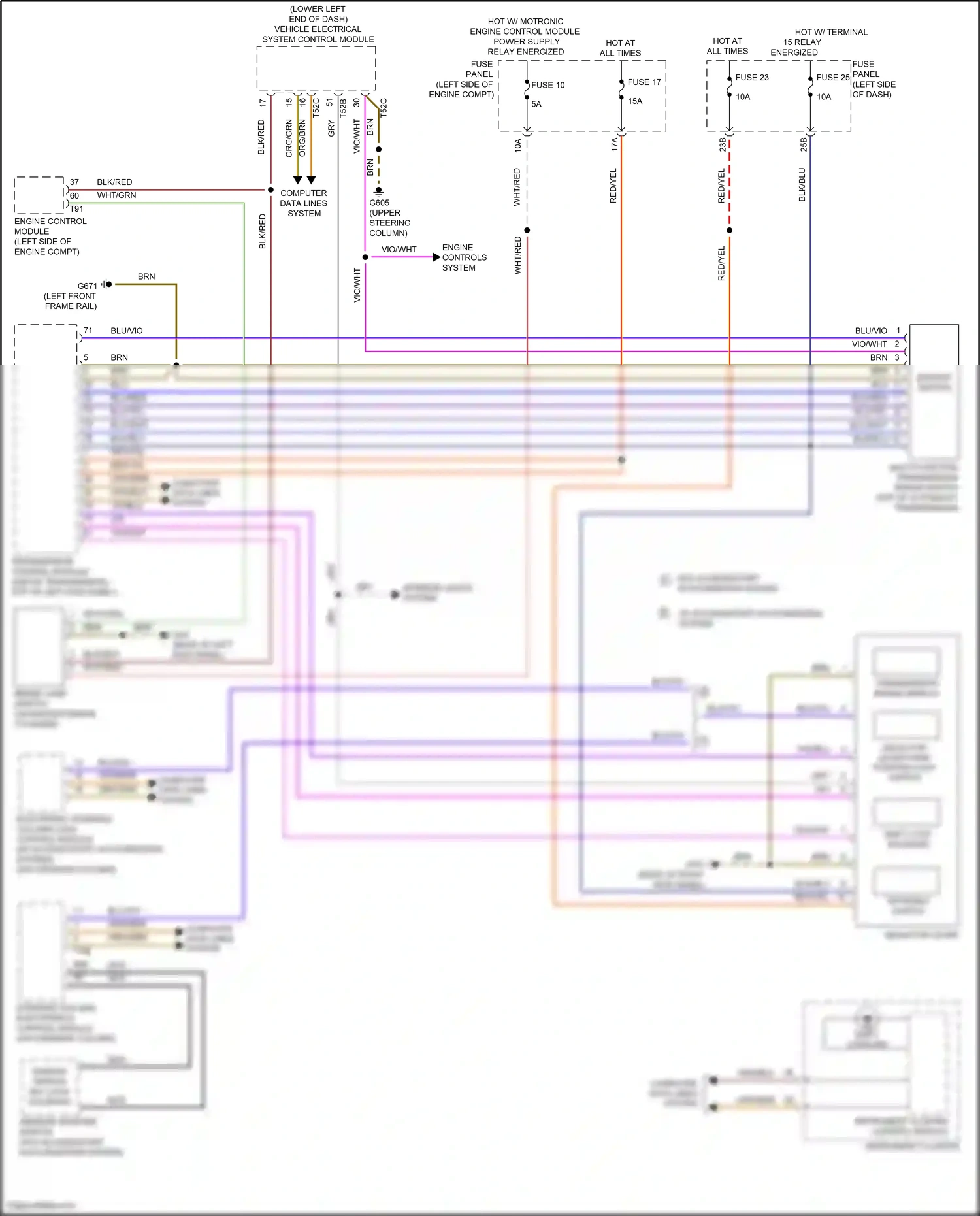 Wiring diagram computer data lines system for Volkswagen Passat B8 (2014-2020) (61 of 73)