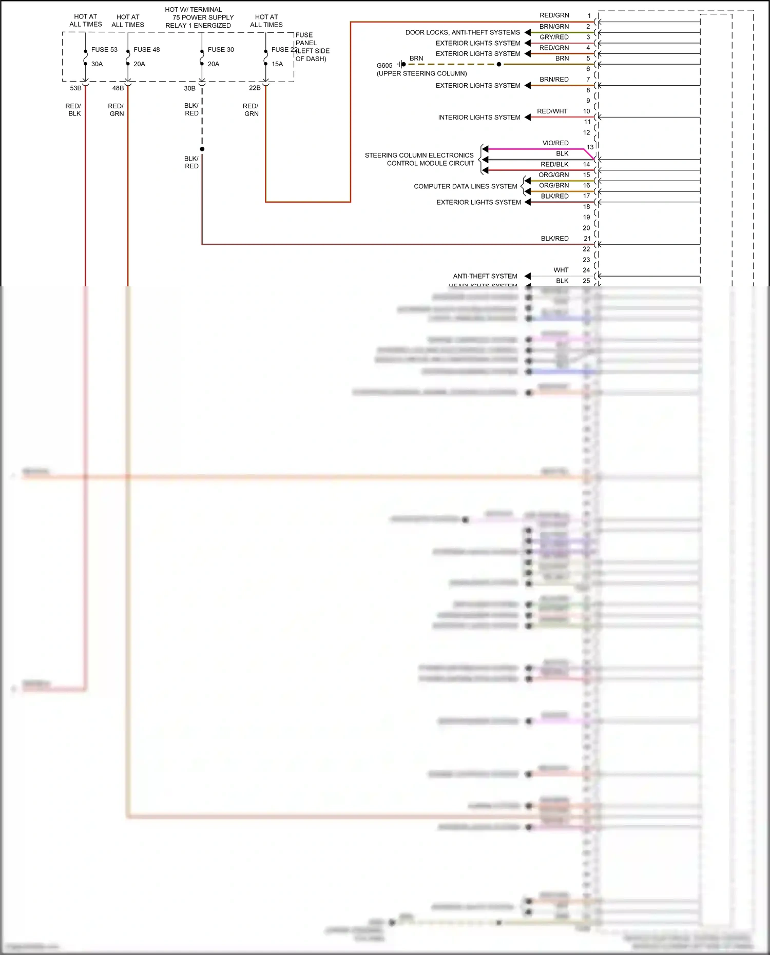 Wiring diagram computer data lines system for Volkswagen Passat B8 (2014-2020) (10 of 73)