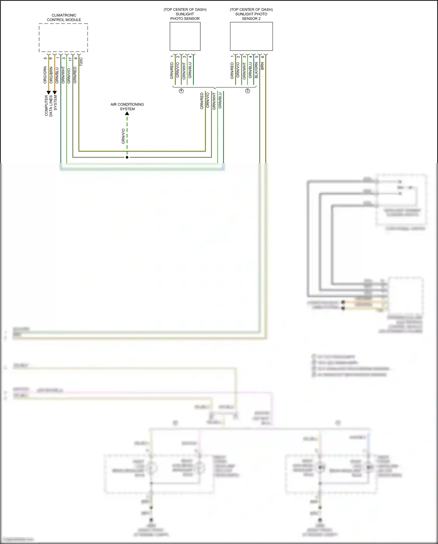 Wiring diagram data lines for Volkswagen Passat B8 (2014-2020) (1 of 1)