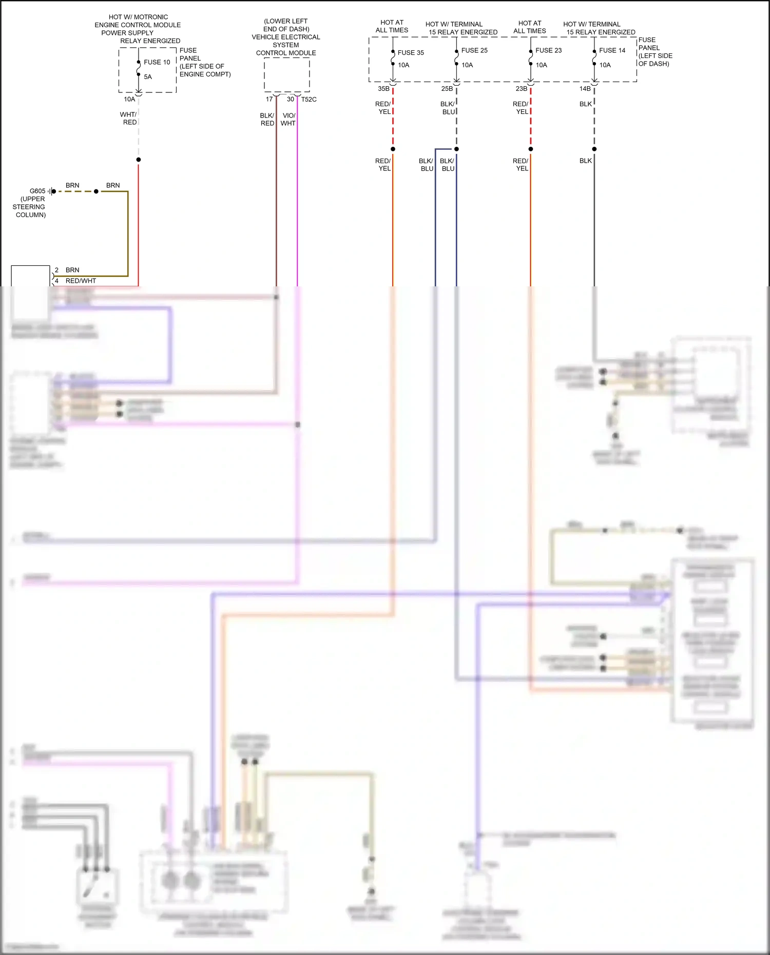 Wiring diagram engine control module for Volkswagen Passat B8 (2014-2020) (5 of 21)