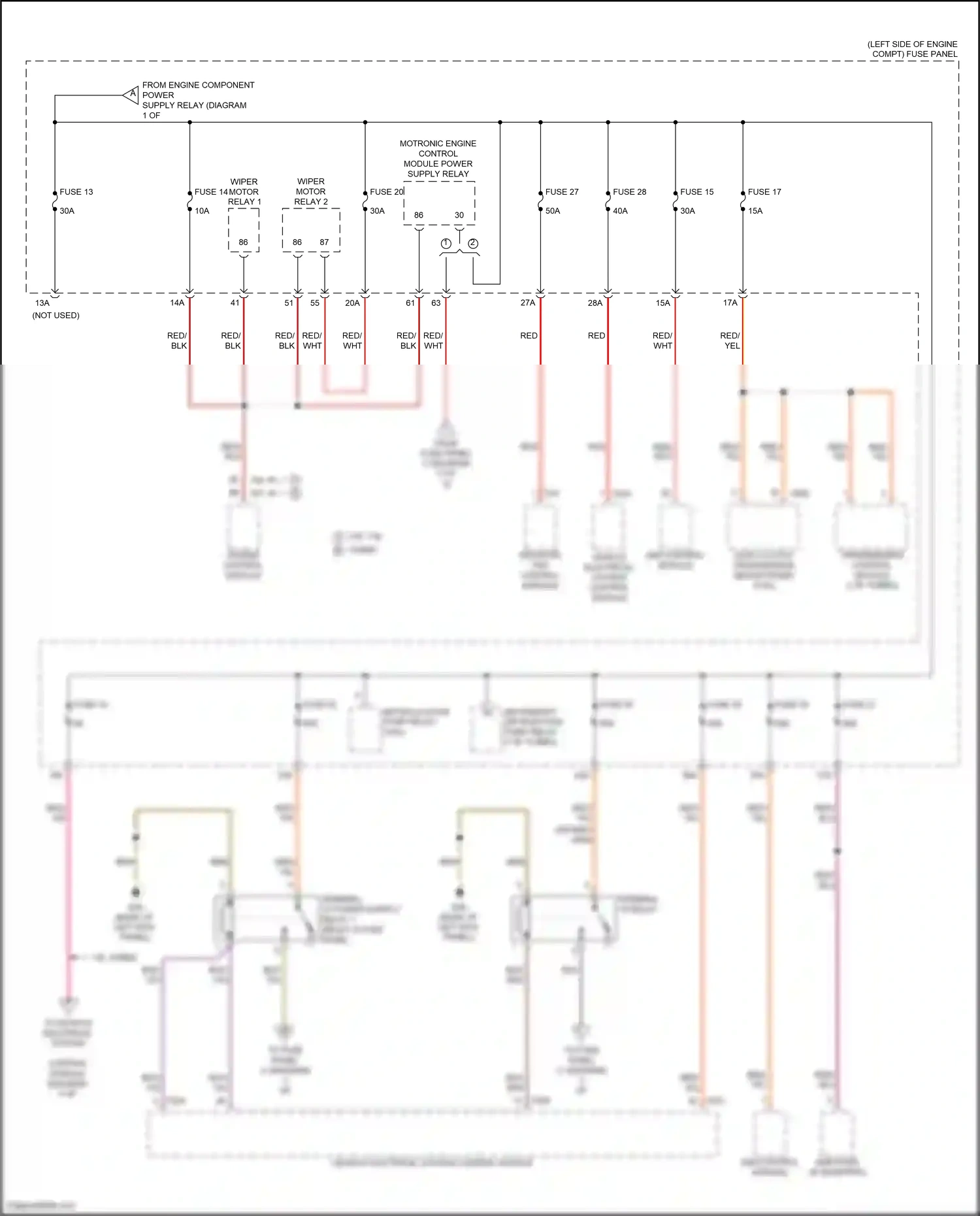Wiring diagram engine control module for Volkswagen Passat B8 (2014-2020) (10 of 21)