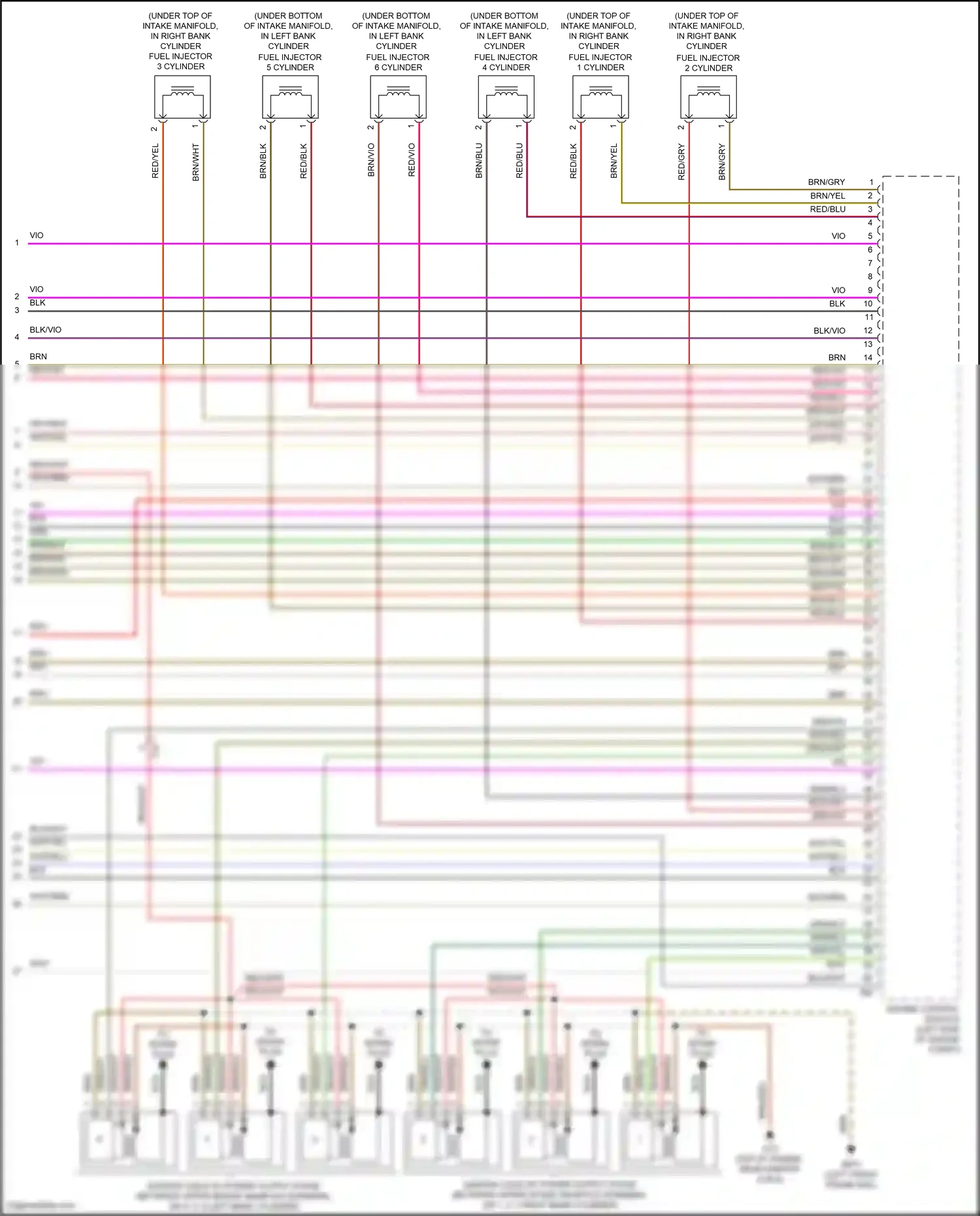 Wiring diagram engine control module for Volkswagen Passat B8 (2014-2020) (20 of 21)