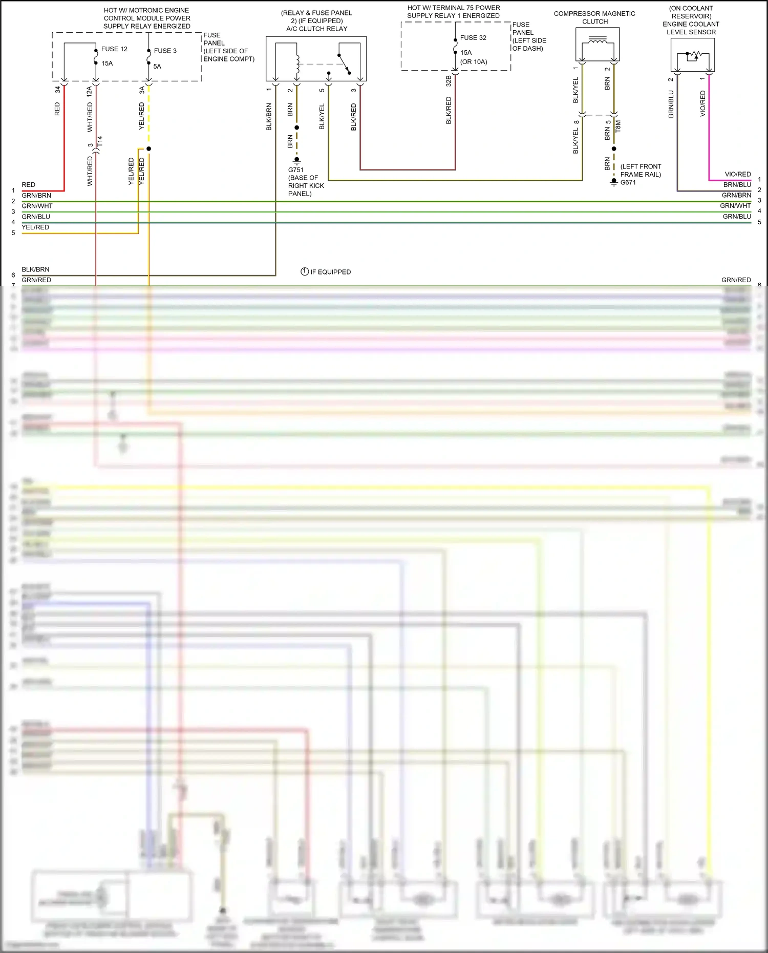 Wiring diagram fuse panel c for Volkswagen Passat B8 (2014-2020) (53 of 66)