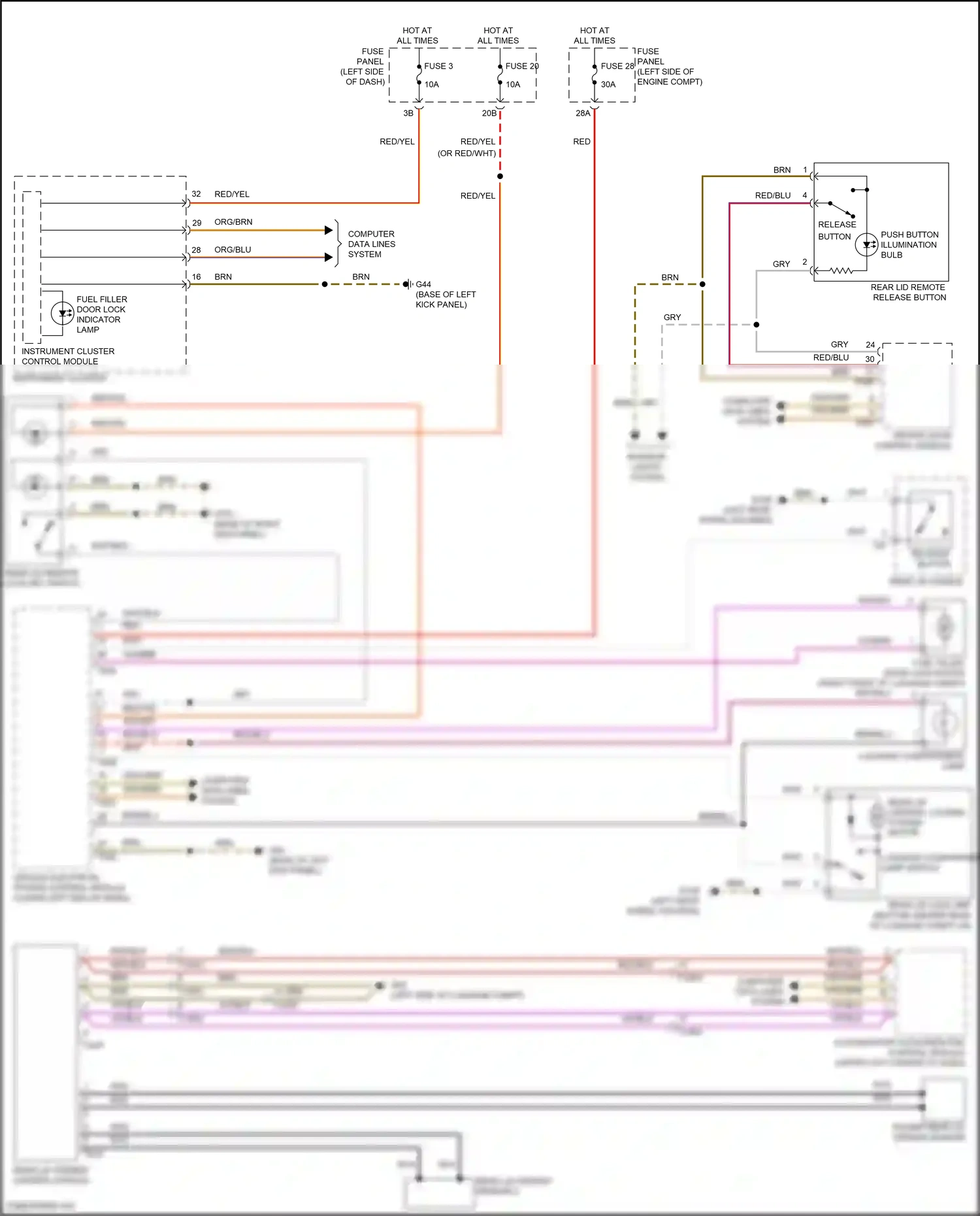 Wiring diagram nca for Volkswagen Passat B8 (2014-2020) (9 of 26)