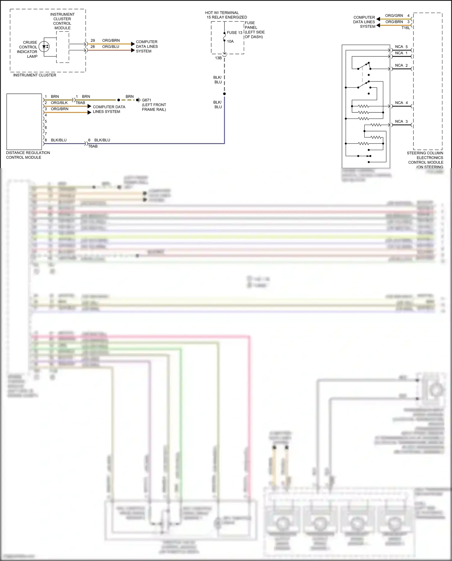 Wiring diagram nca for Volkswagen Passat B8 (2014-2020) (13 of 26)