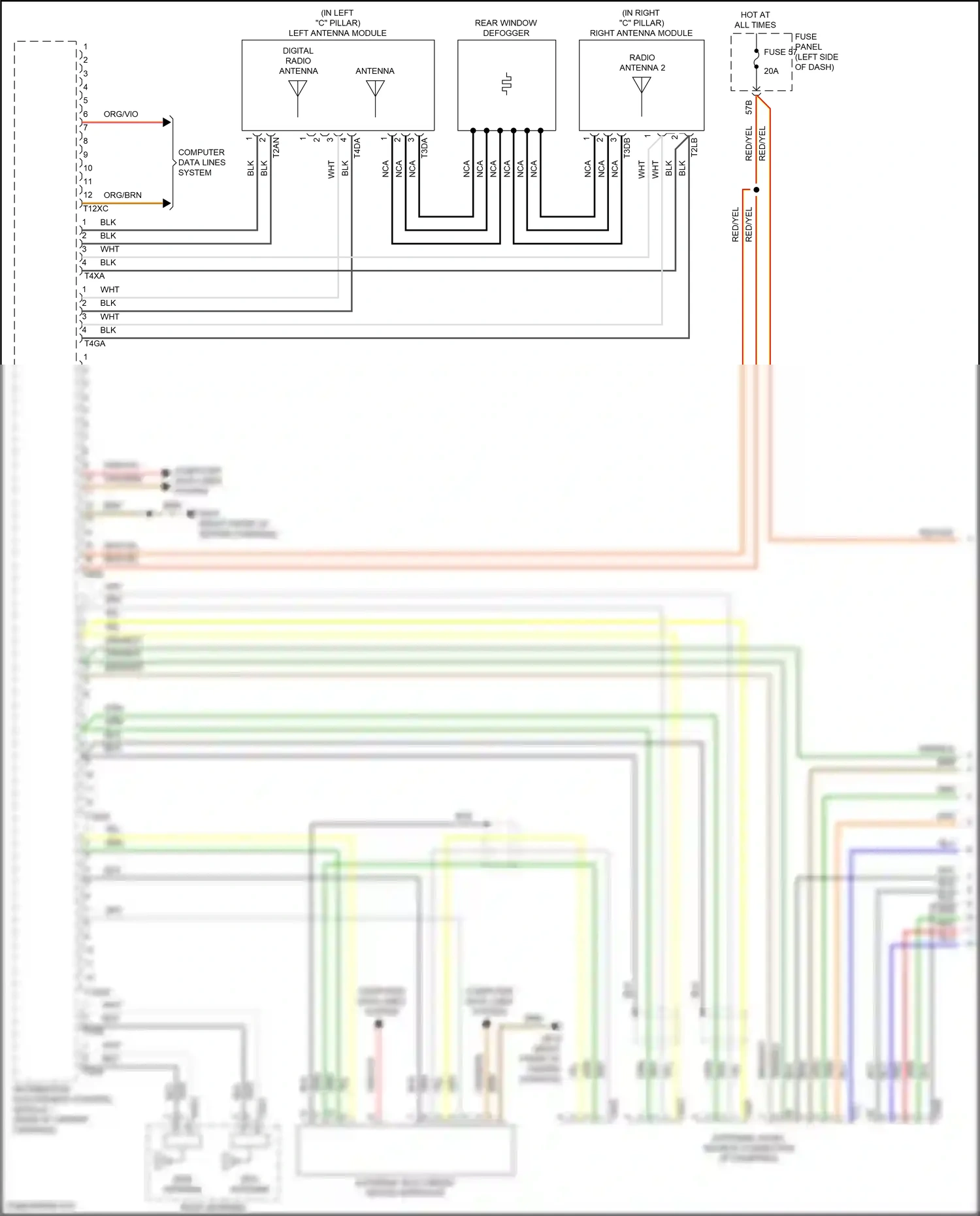 Wiring diagram org/ for Volkswagen Passat B8 (2014-2020) (3 of 8)