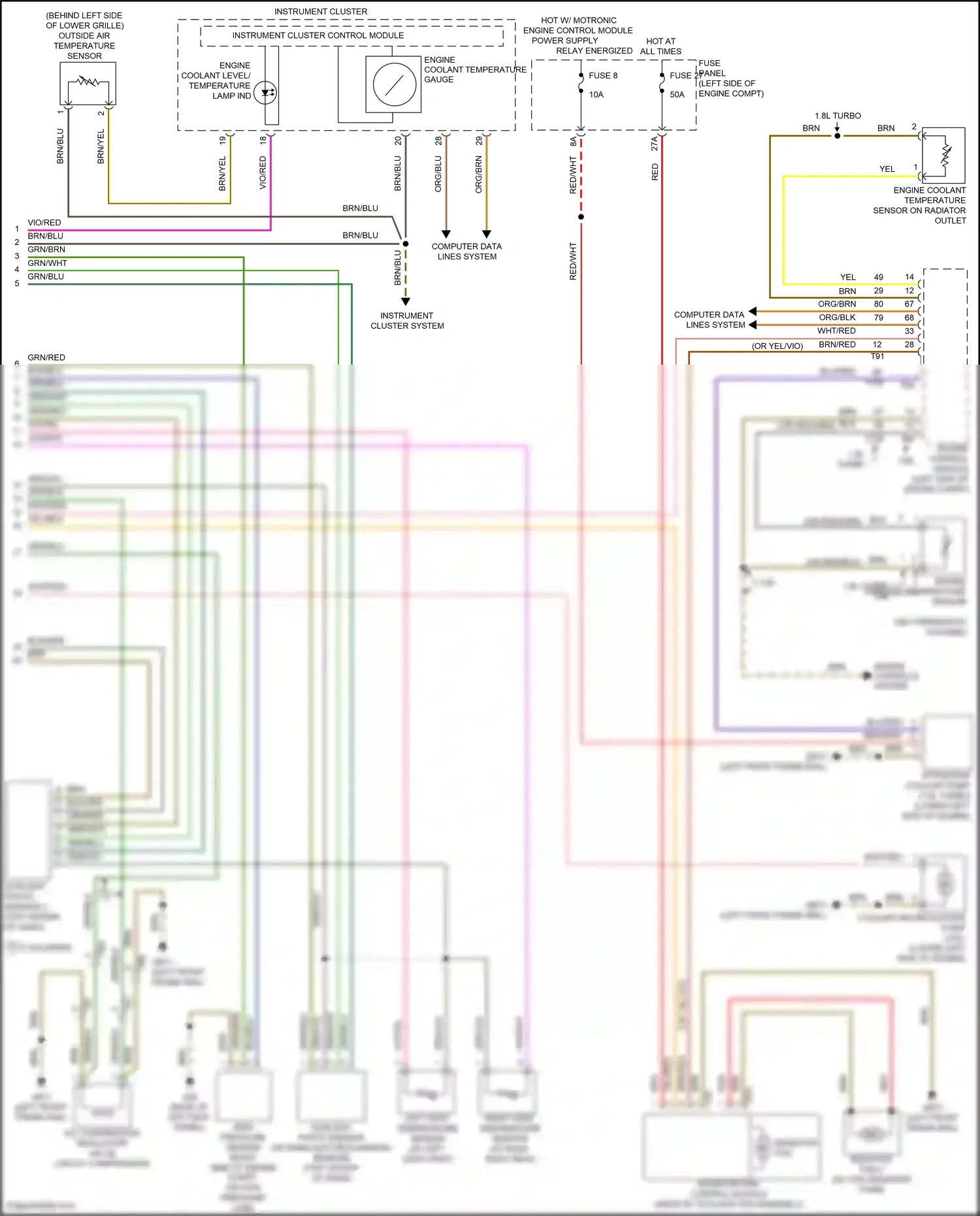 Wiring diagram org/blu for Volkswagen Passat B8 (2014-2020) (13 of 26)