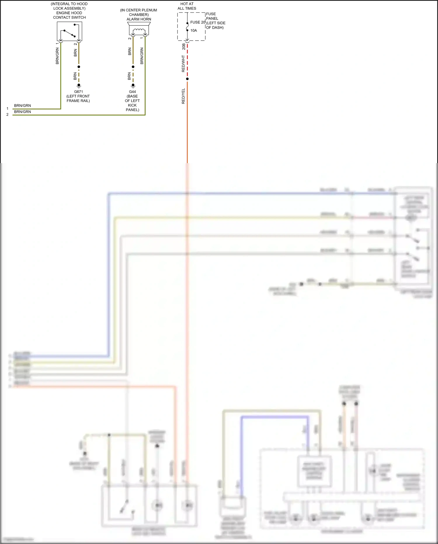 Wiring diagram org/blu for Volkswagen Passat B8 (2014-2020) (6 of 26)