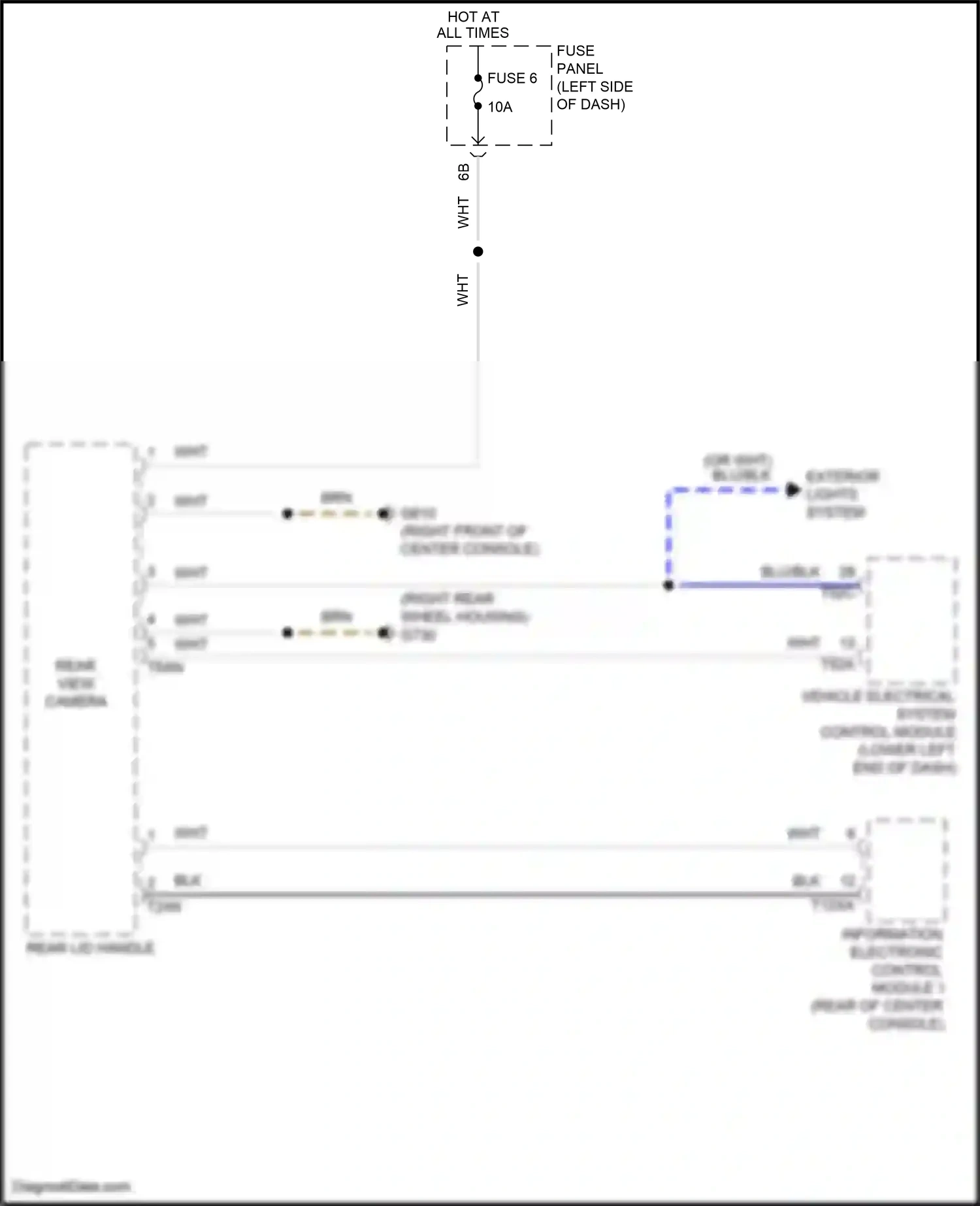 Wiring diagram vehicle electrical system control module for Volkswagen Passat B8 (2014-2020) (7 of 35)