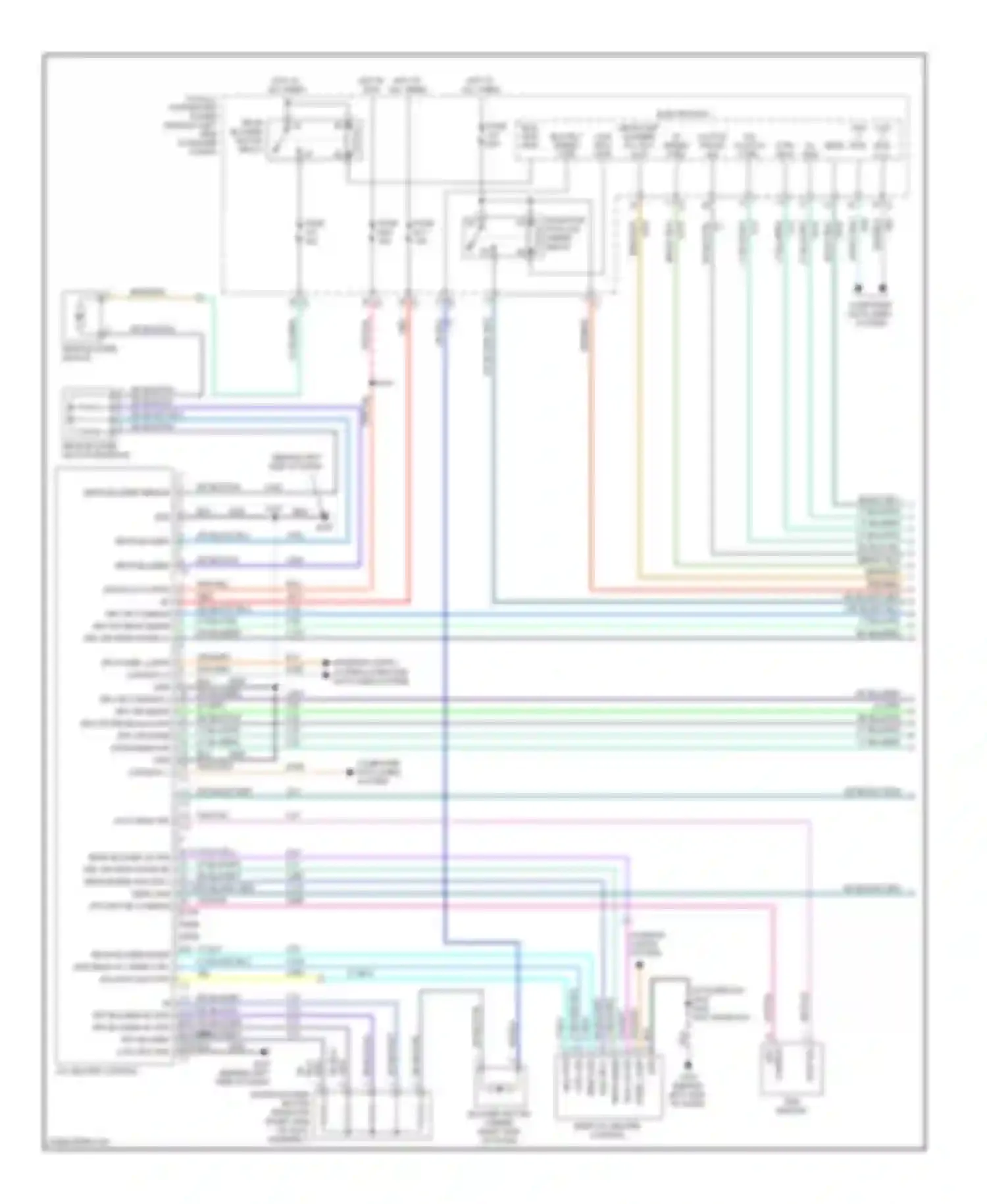 Routan Volkswagen I (2008-2012): Manual a/c circuit, with 3 zone (1 of 2)