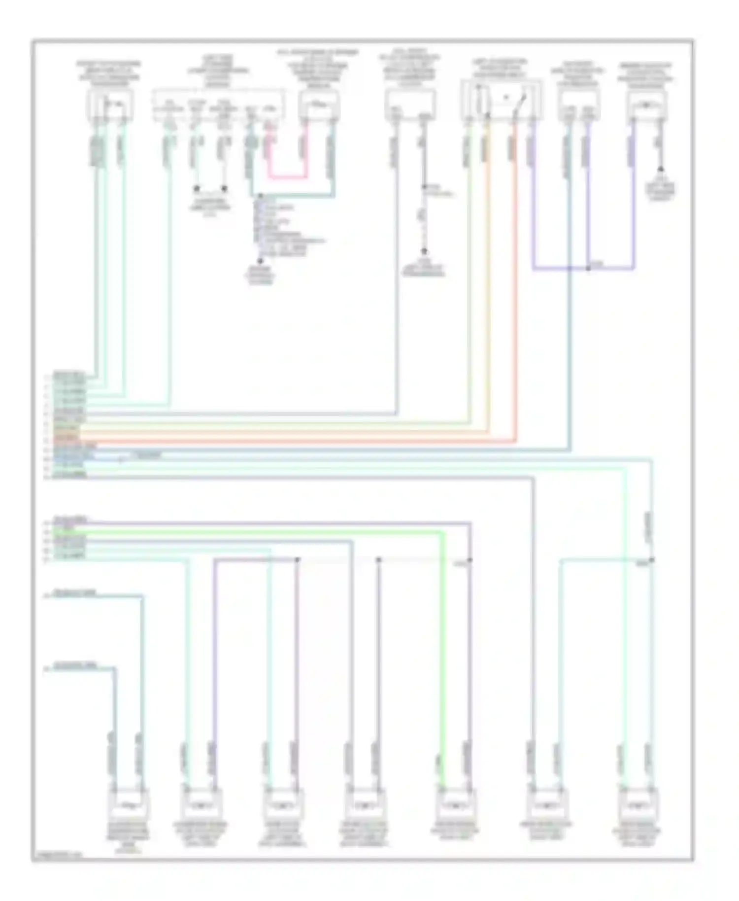 Routan Volkswagen I (2008-2012): Manual a/c circuit, with 3 zone (2 of 2)