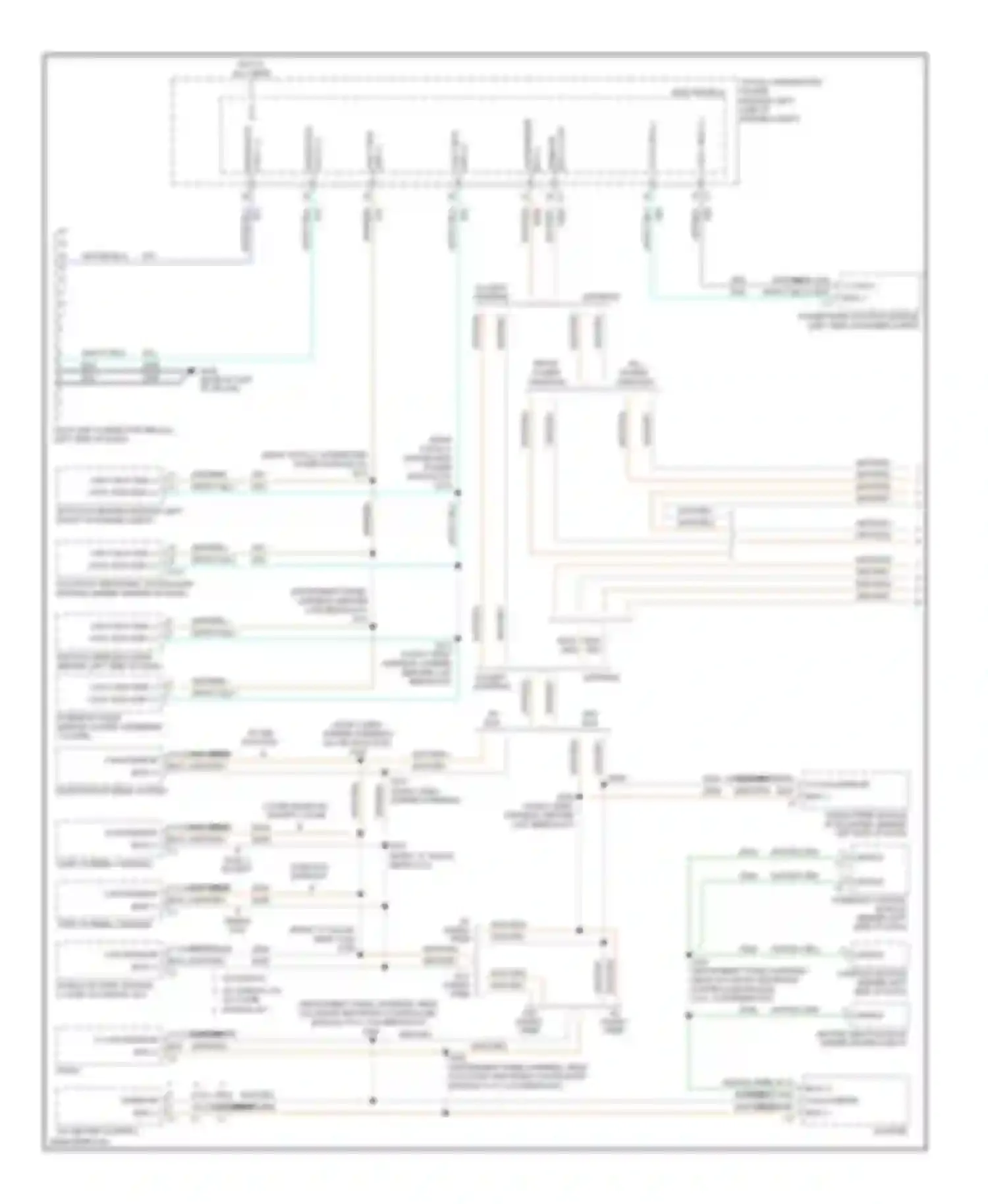 Routan Volkswagen I (2008-2012): Computer data lines circuit (1 of 2)