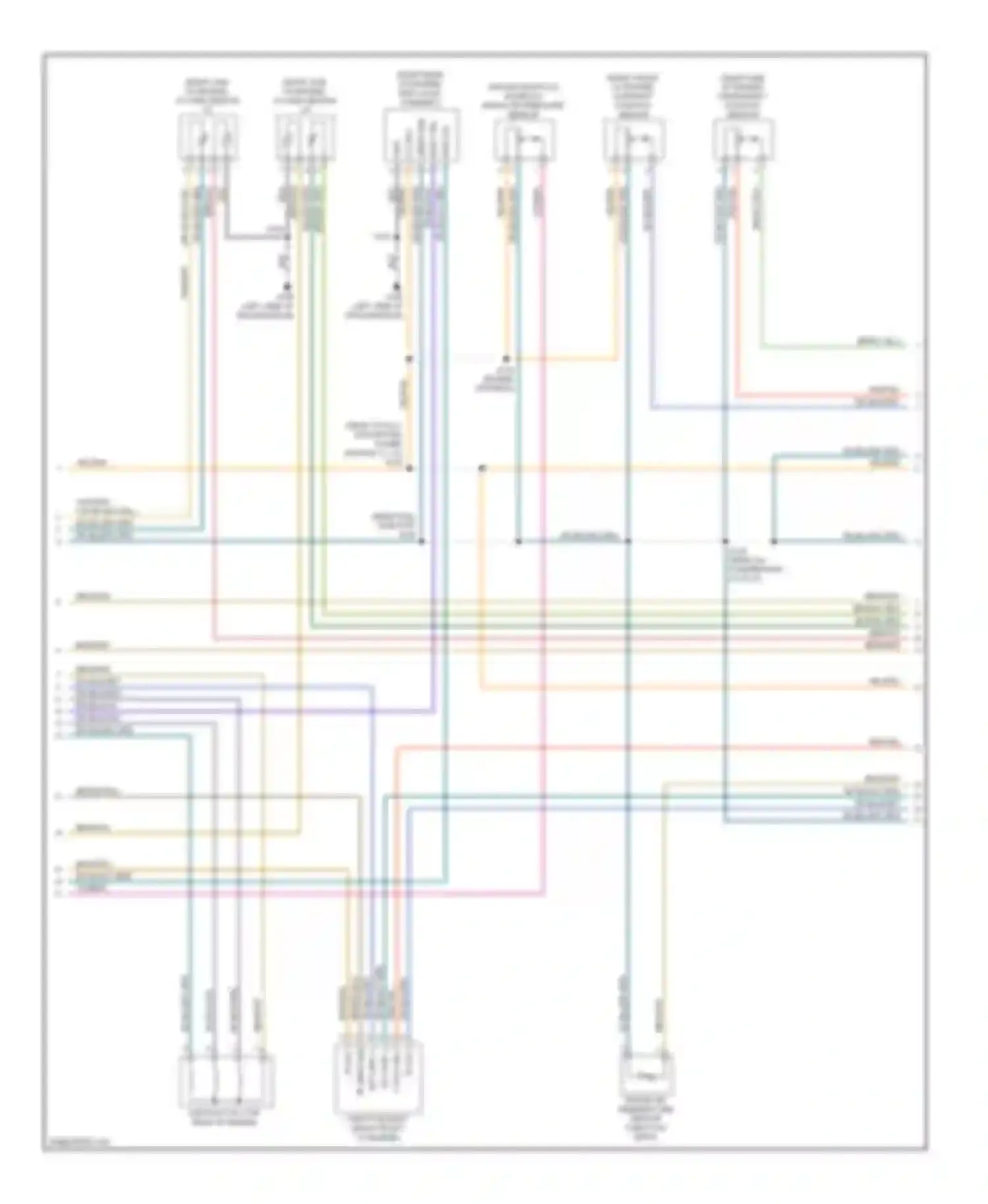 Routan Volkswagen I (2008-2012): Wiring diagram engine performance 3.8l, 4 speed a/t (2 of 4)