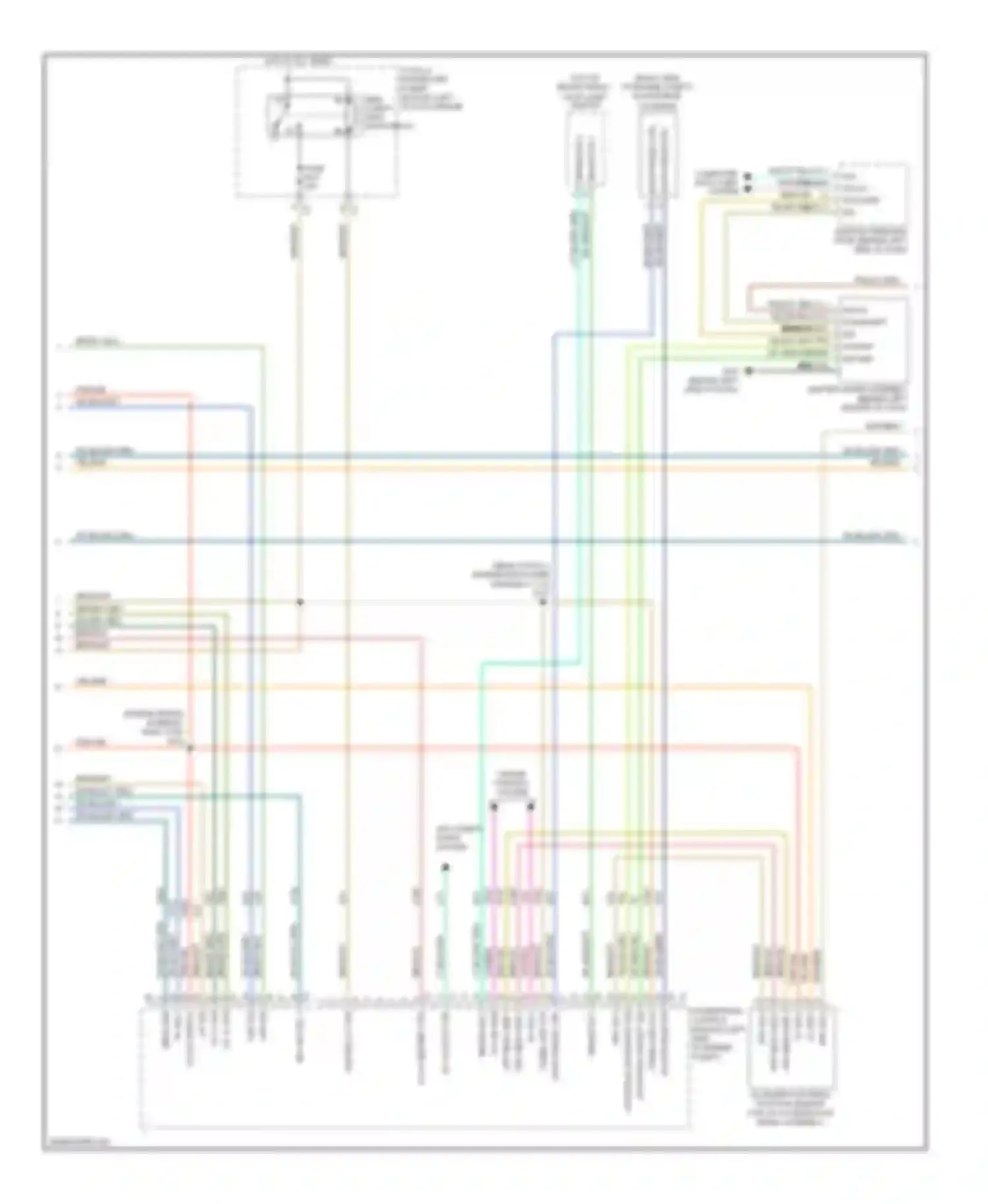 Routan Volkswagen I (2008-2012): Wiring diagram engine performance 3.8l, 4 speed a/t (3 of 4)