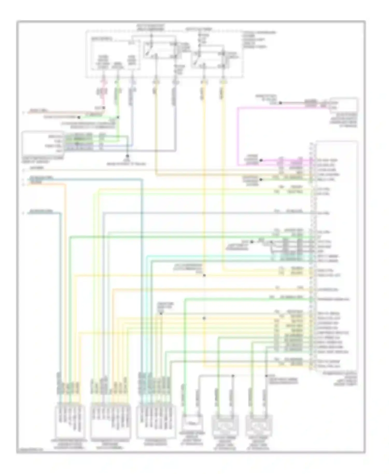 Routan Volkswagen I (2008-2012): Wiring diagram engine performance 3.8l, 4 speed a/t (4 of 4)