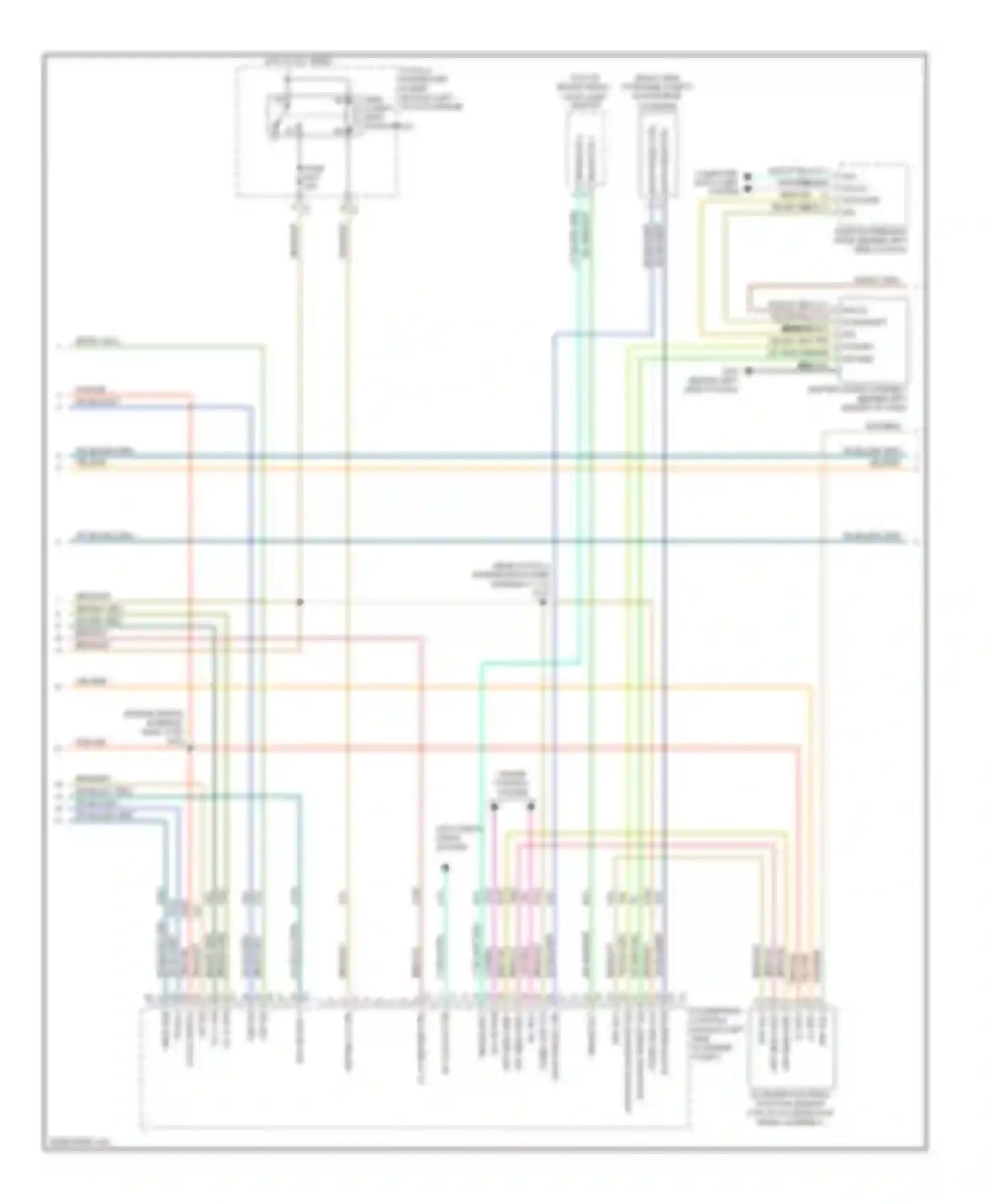 Routan Volkswagen I (2008-2012): Wiring diagram engine performance 3.8l, 6 speed a/t (3 of 4)