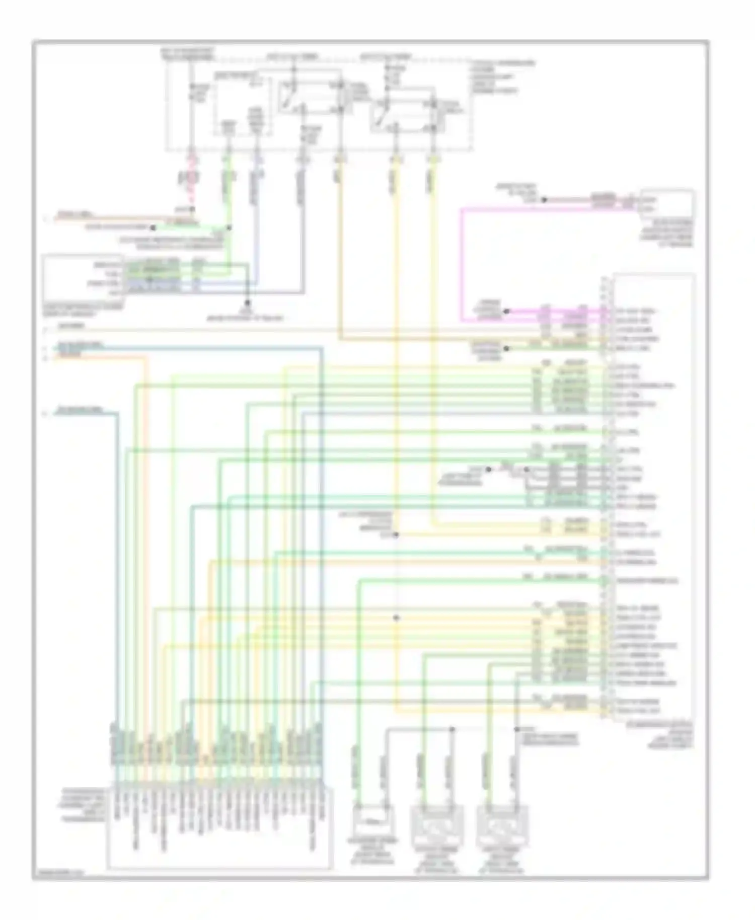 Routan Volkswagen I (2008-2012): Wiring diagram engine performance 3.8l, 6 speed a/t (4 of 4)