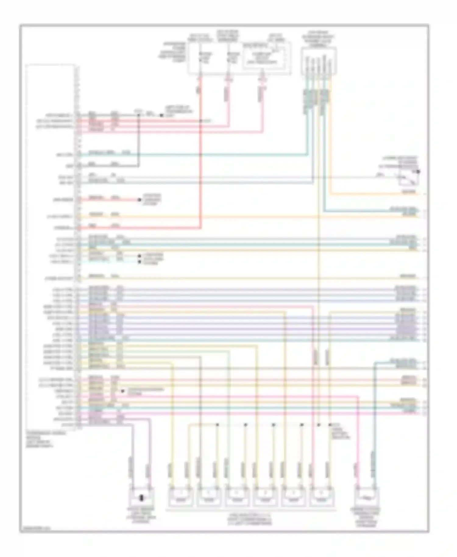 Routan Volkswagen I (2008-2012): Wiring diagram engine performance 4.0l (1 of 4)