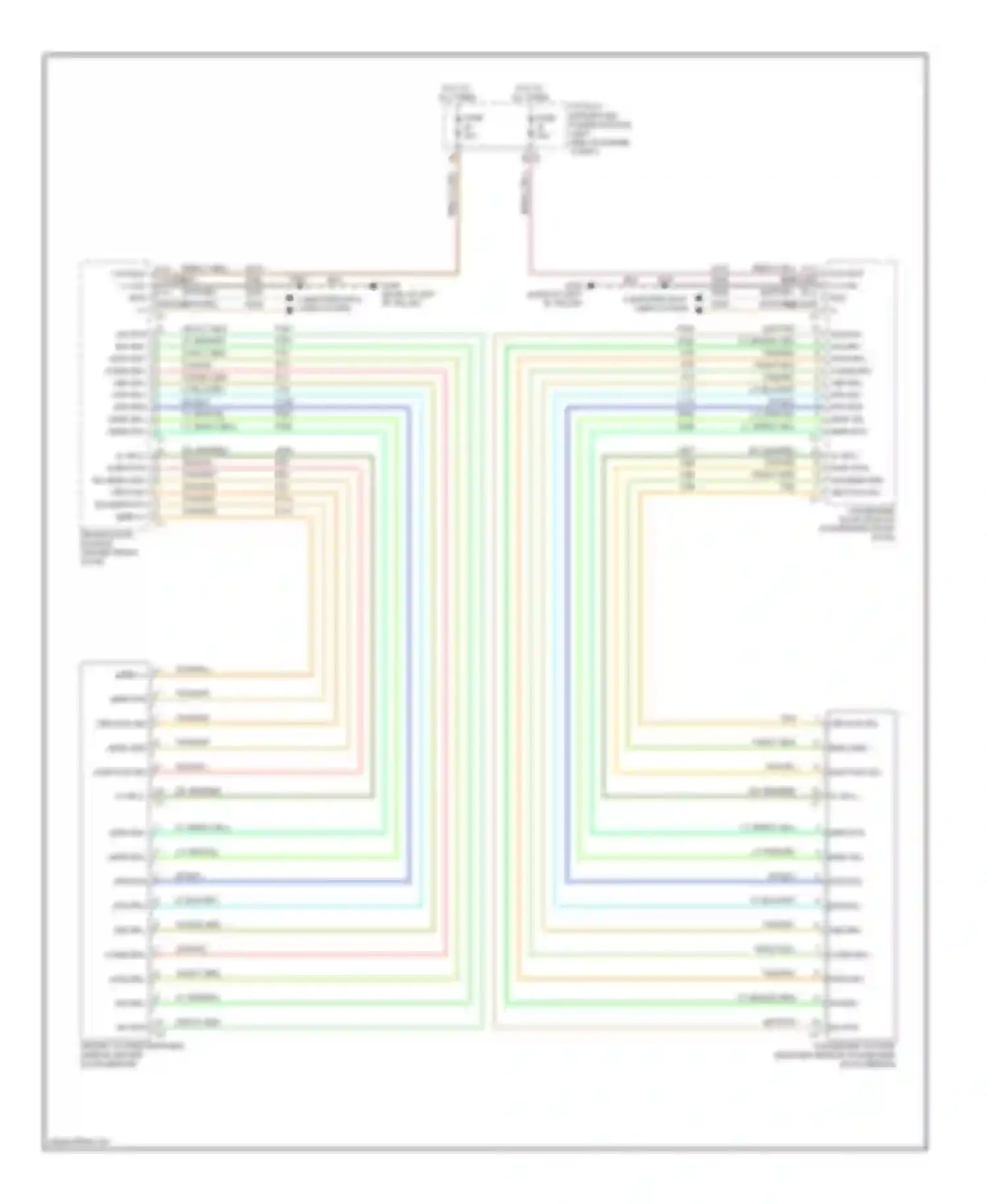 Routan Volkswagen I (2008-2012): Power mirrors circuit, except base