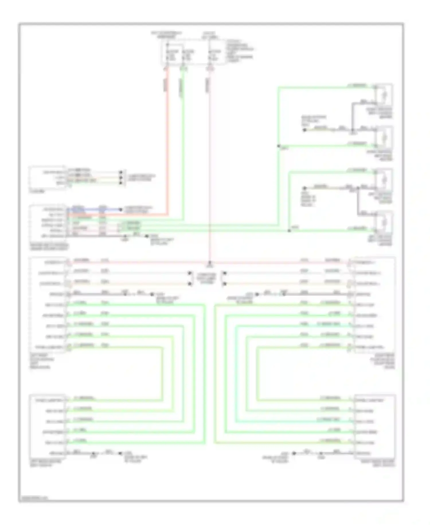 Routan Volkswagen I (2008-2012): Rear heated seats circuit