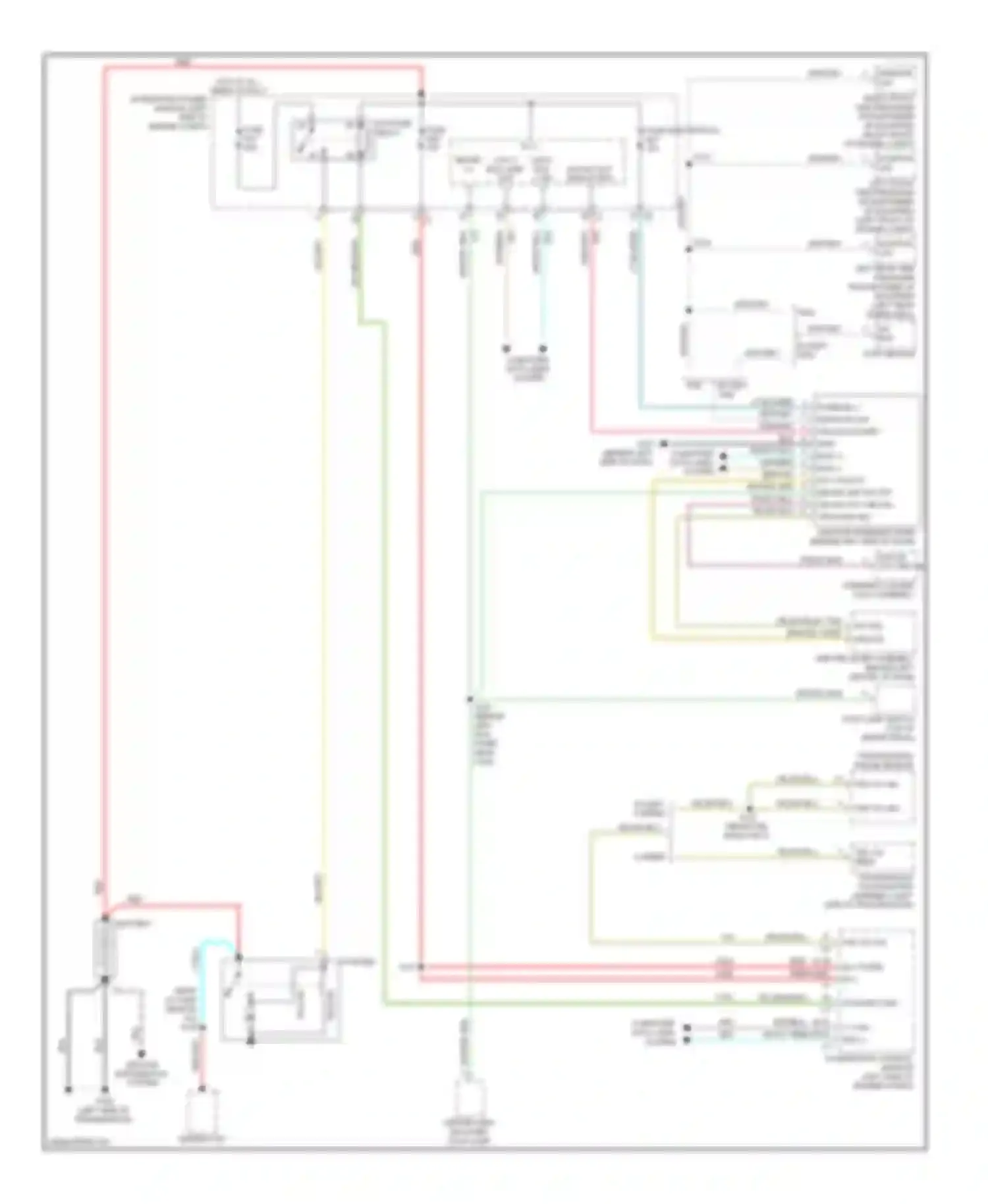 Routan Volkswagen I (2008-2012): Starting circuit