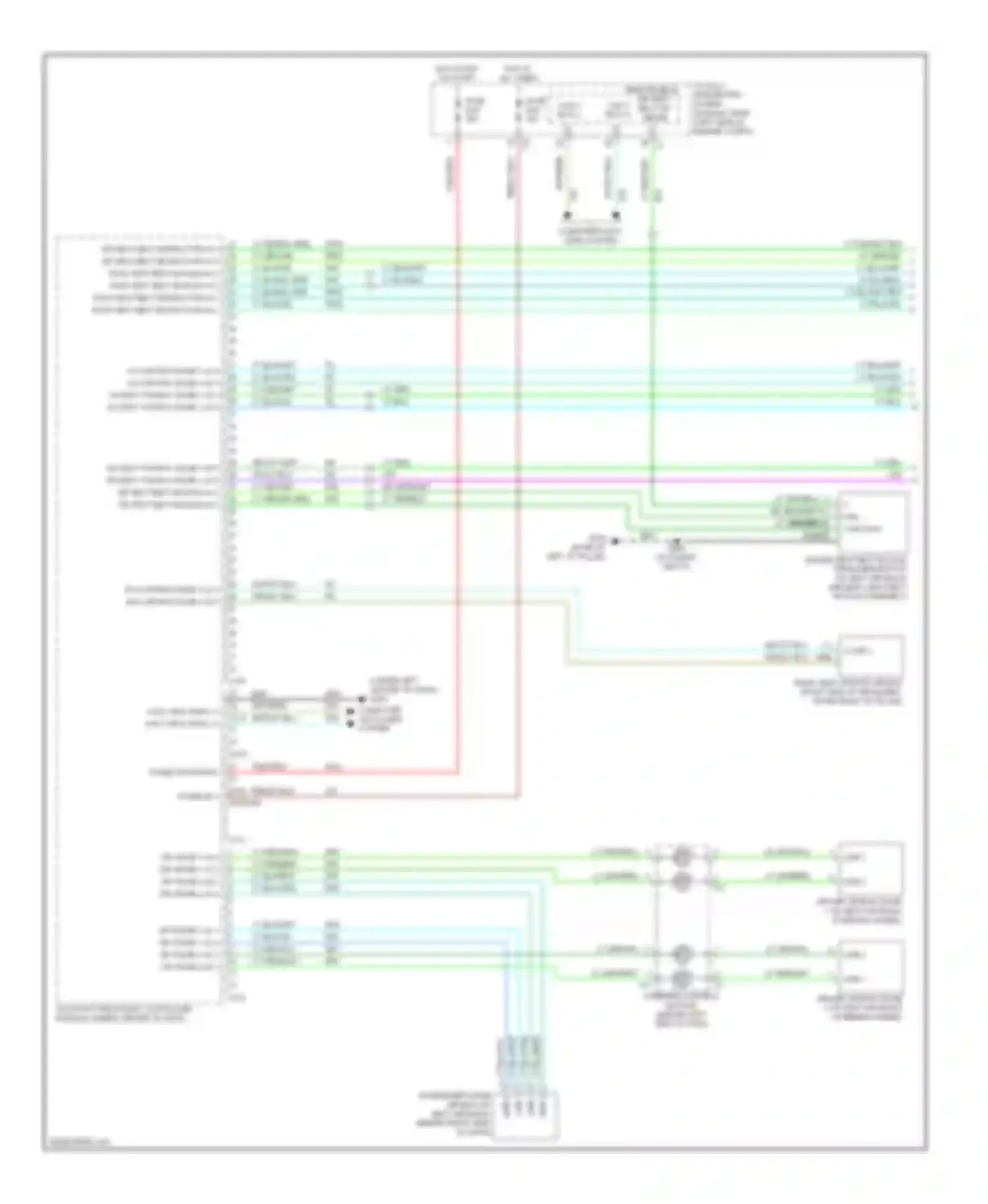 Routan Volkswagen I (2008-2012): Supplemental restraints circuit (1 of 3)