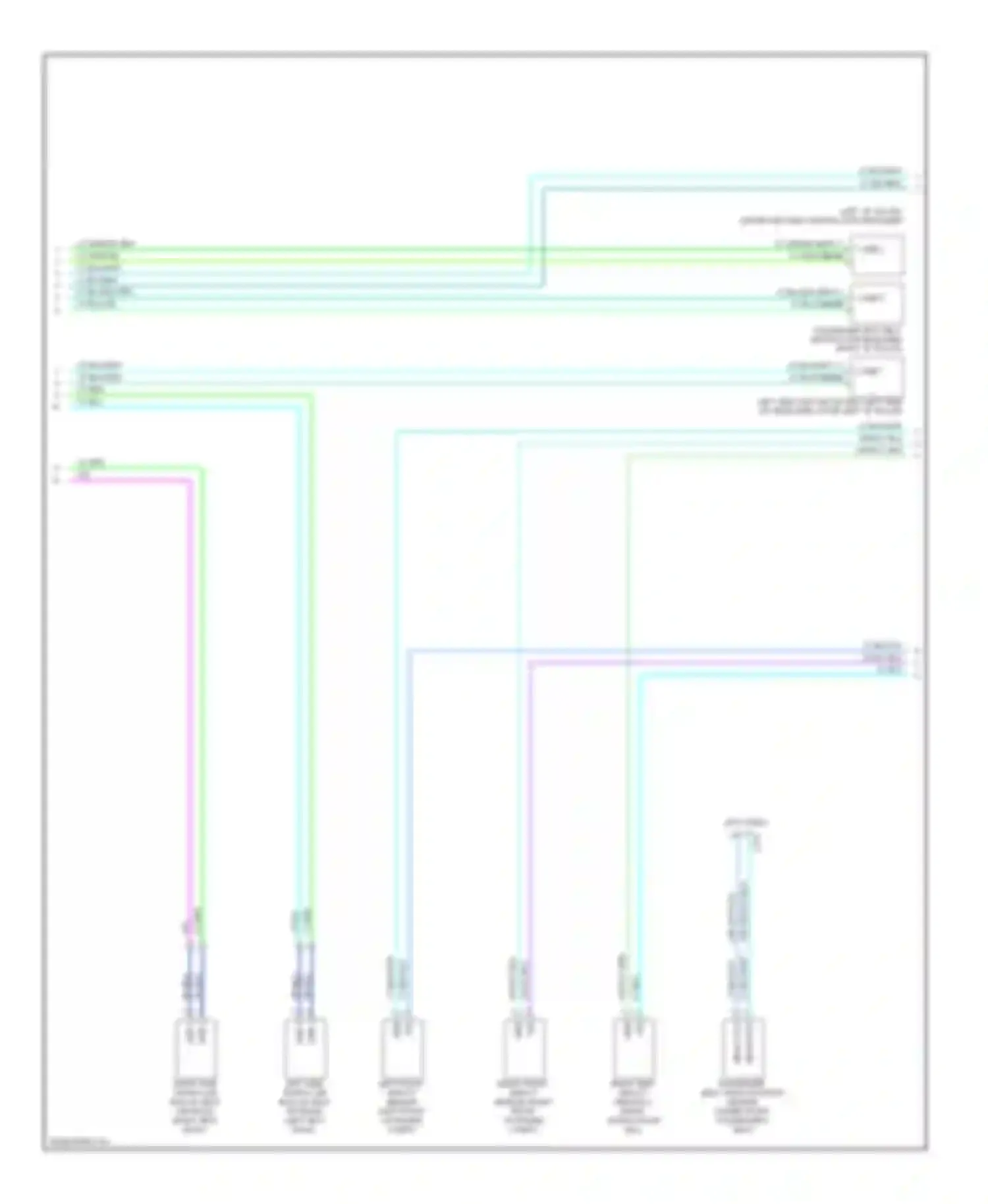 Routan Volkswagen I (2008-2012): Supplemental restraints circuit (2 of 3)