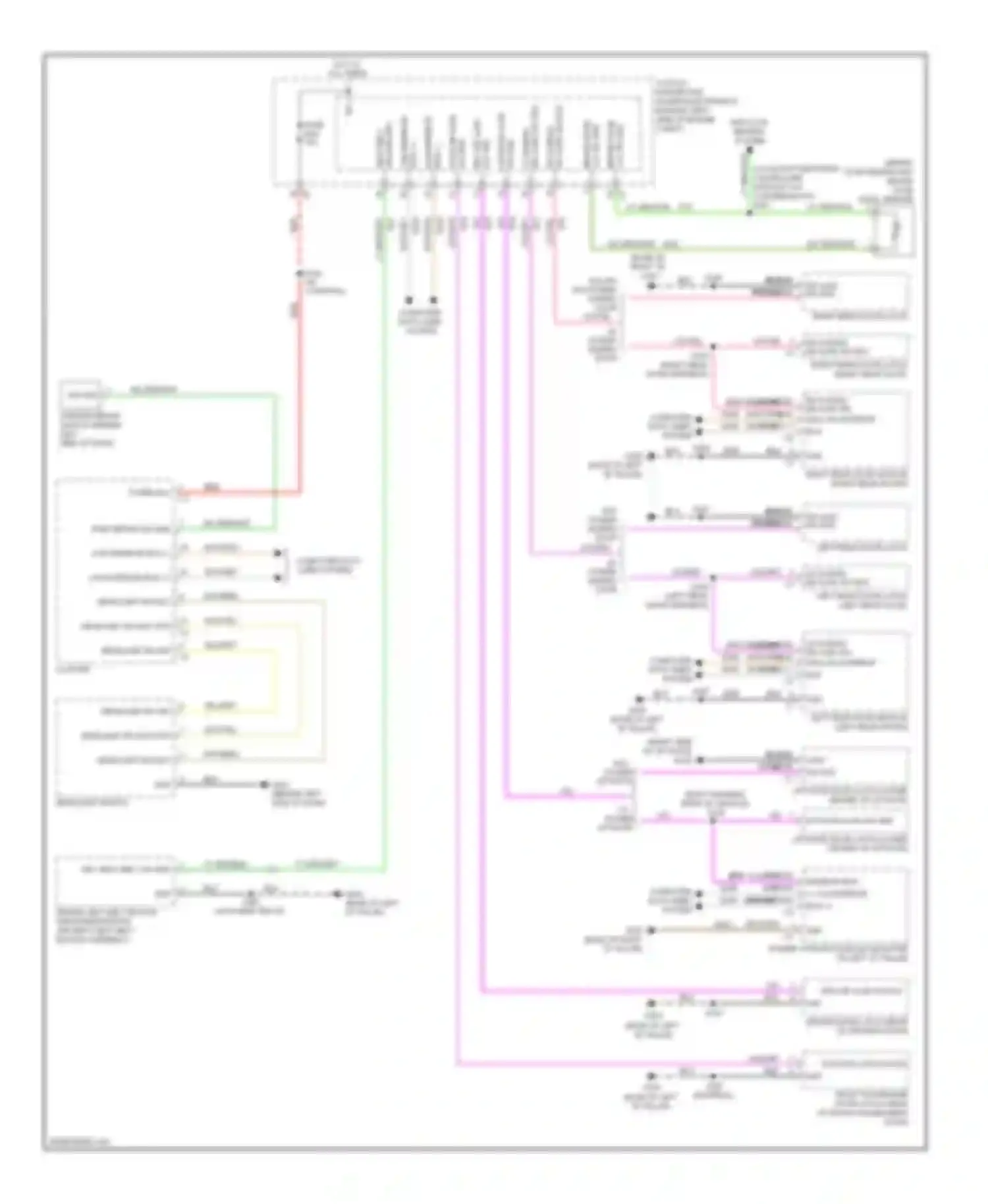 Routan Volkswagen I (2008-2012): Chime circuit