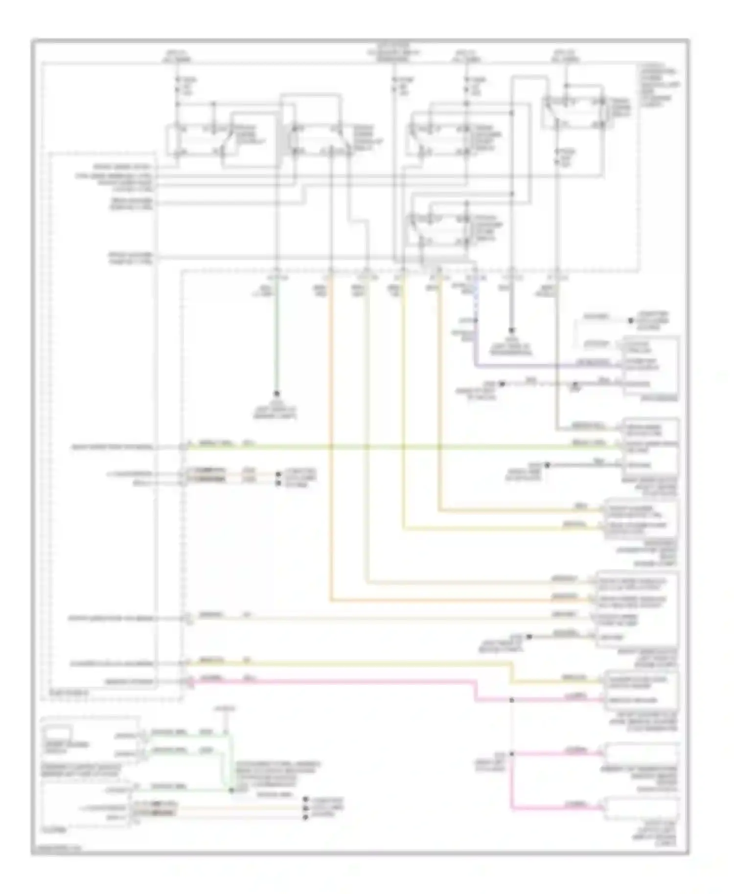 Routan Volkswagen I (2008-2012): Wiper/washer circuit