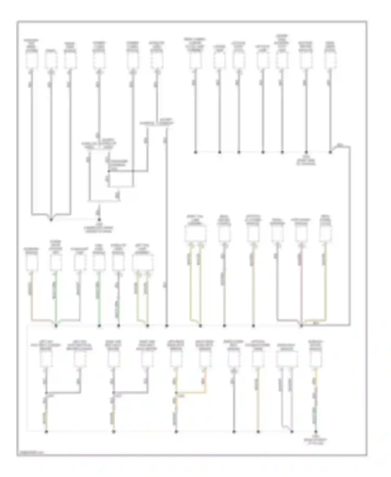 Wiring diagram blind spot module for Volkswagen Routan I (2008-2012) (2 of 3)