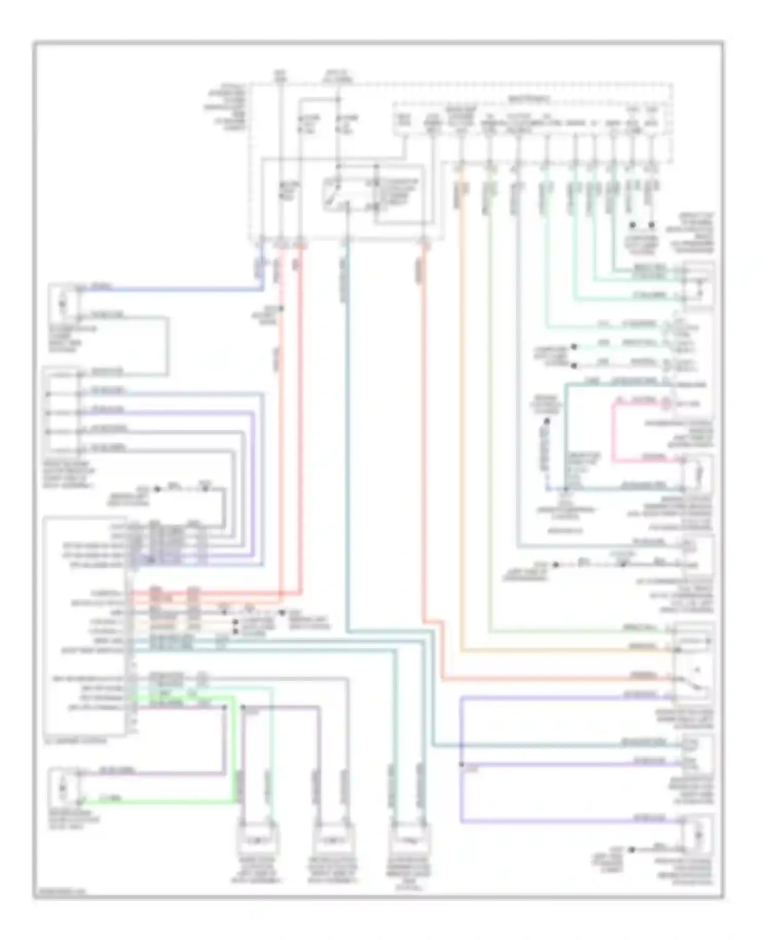 Wiring diagram blk/lt blu for Volkswagen Routan I (2008-2012) (8 of 8)