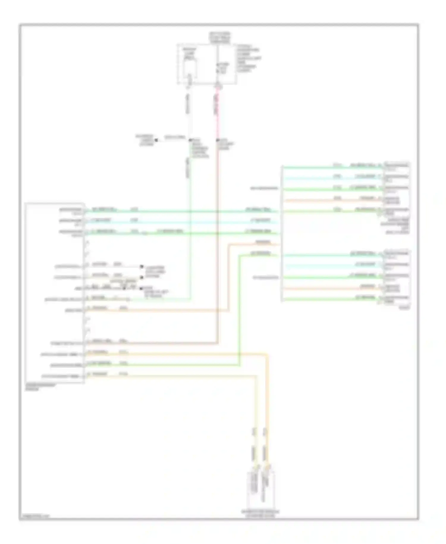 Wiring diagram computer data lines system for Volkswagen Routan I (2008-2012) (22 of 57)