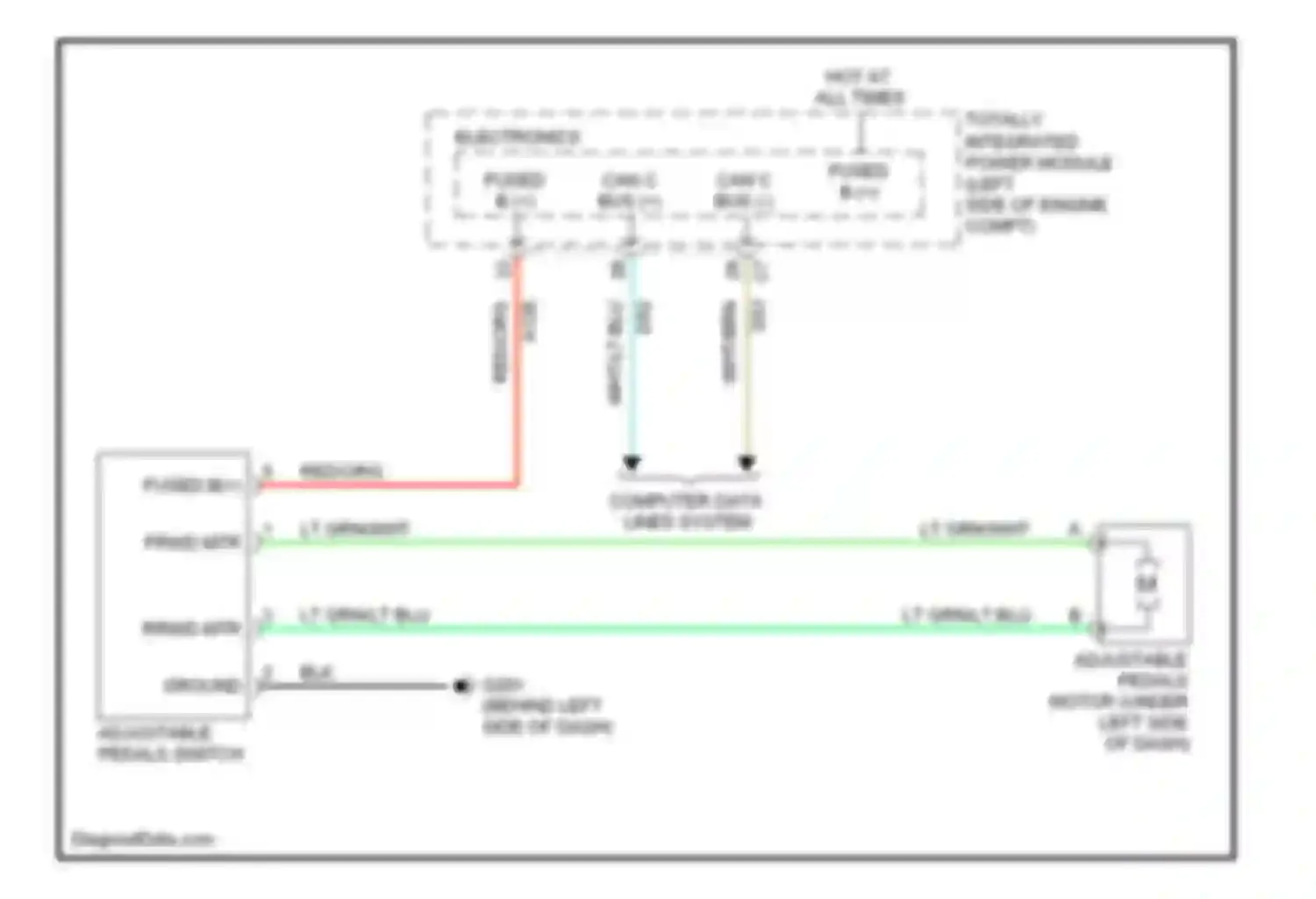 Wiring diagram computer data lines system for Volkswagen Routan I (2008-2012) (21 of 57)