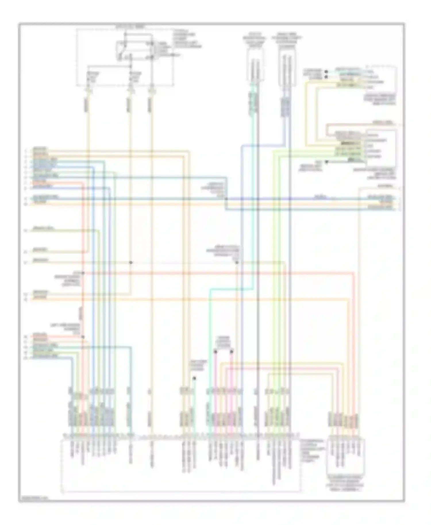 Wiring diagram computer data lines system for Volkswagen Routan I (2008-2012) (20 of 57)