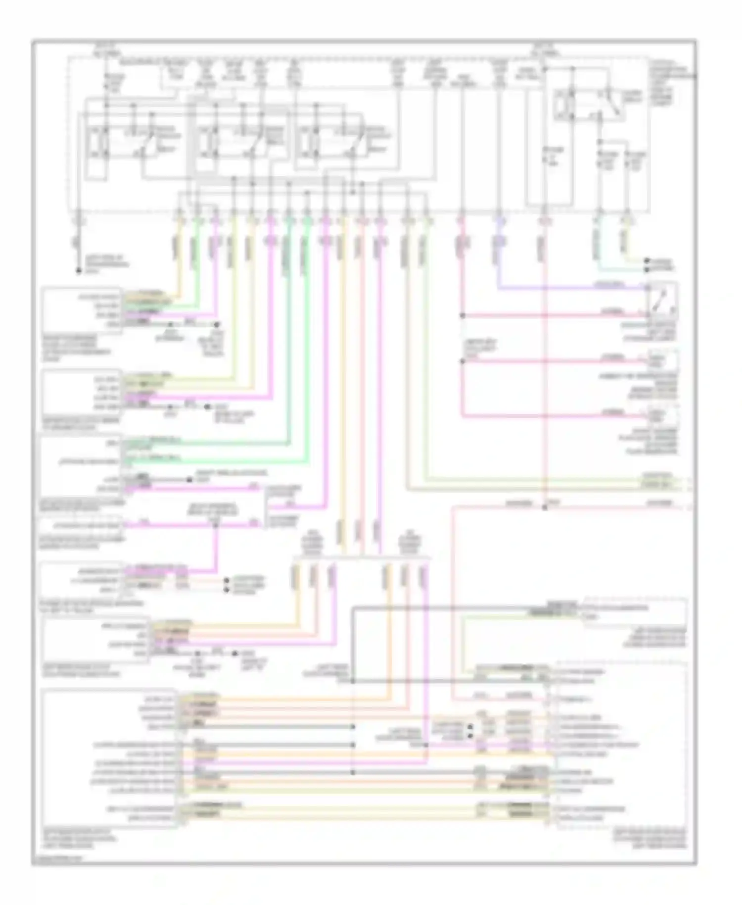 Wiring diagram drv dr dr lock ajar sw rly sns ctrl for Volkswagen Routan I (2008-2012) (1 of 2)