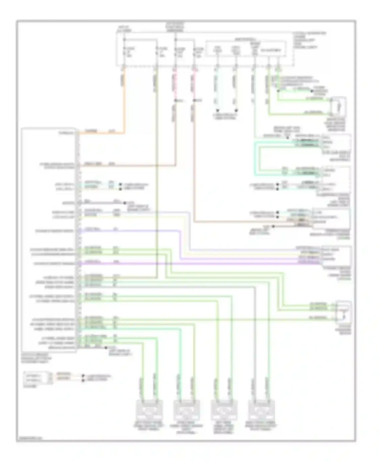 Wiring diagram dynamics sensor ground for Volkswagen Routan I (2008-2012) (1 of 1)