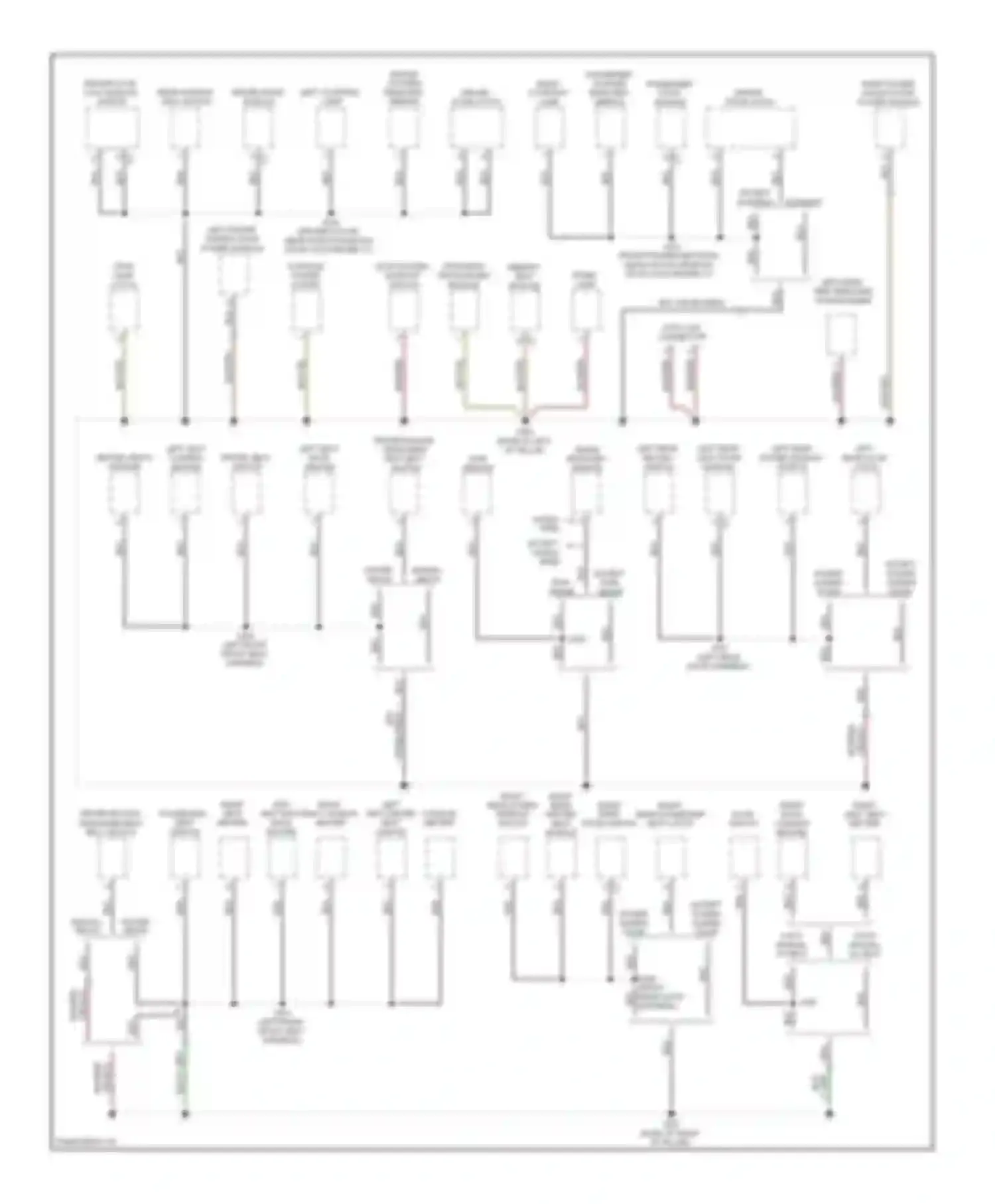 Wiring diagram (front passenger door, near switch window/ for Volkswagen Routan I (2008-2012) (1 of 1)