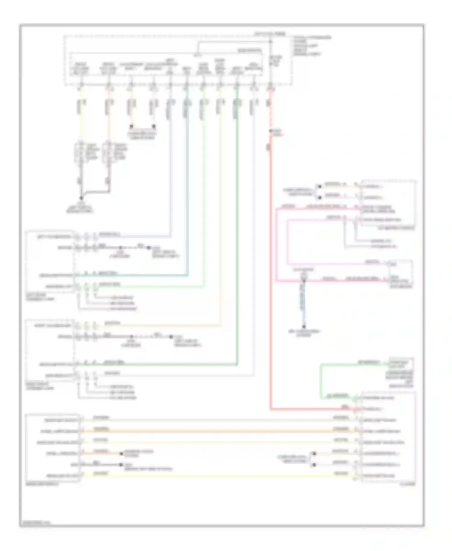 Wiring diagram headlamp sw mux rtn for Volkswagen Routan I (2008-2012) (2 of 2)